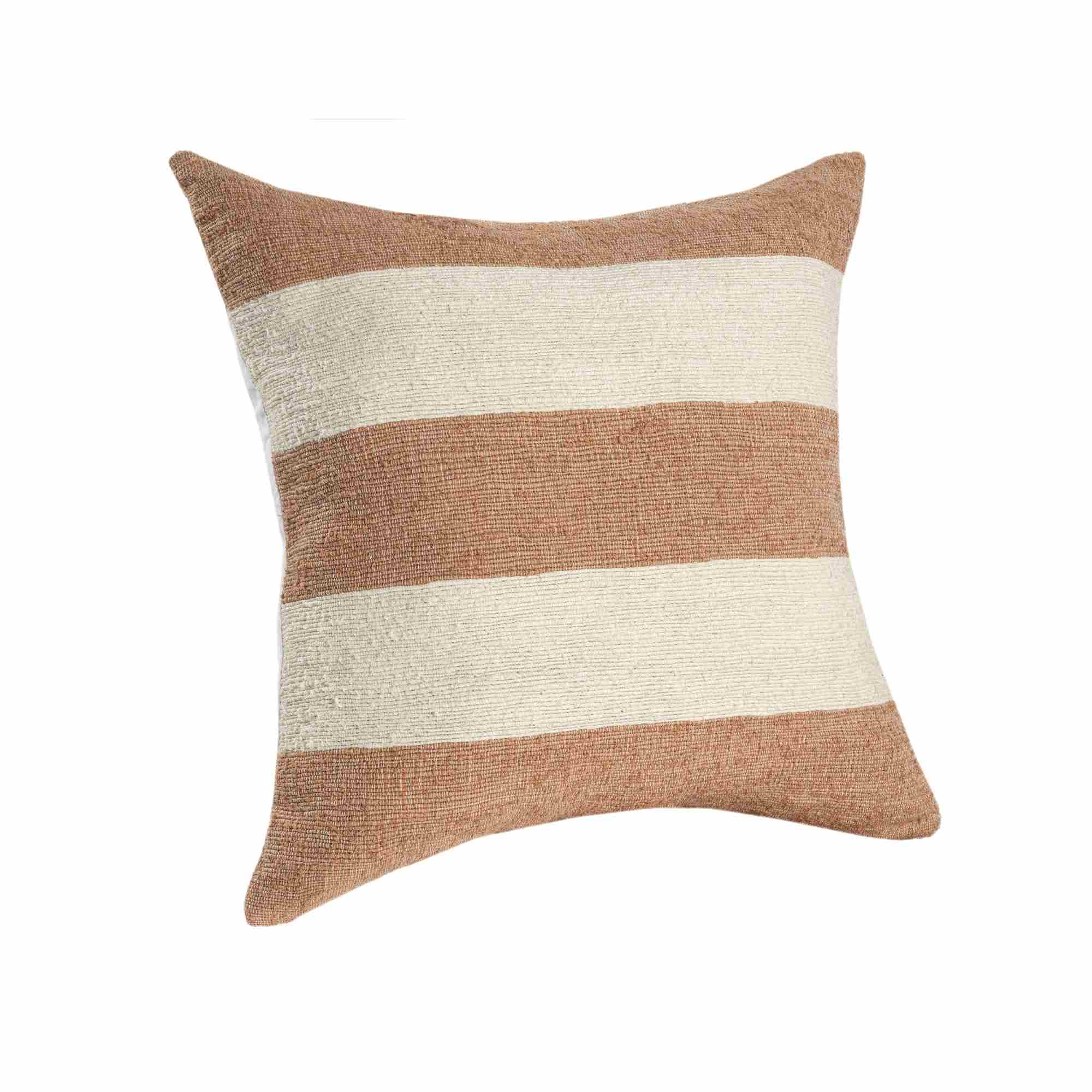 LR Home Horizon Pillow — Rust / Ivory