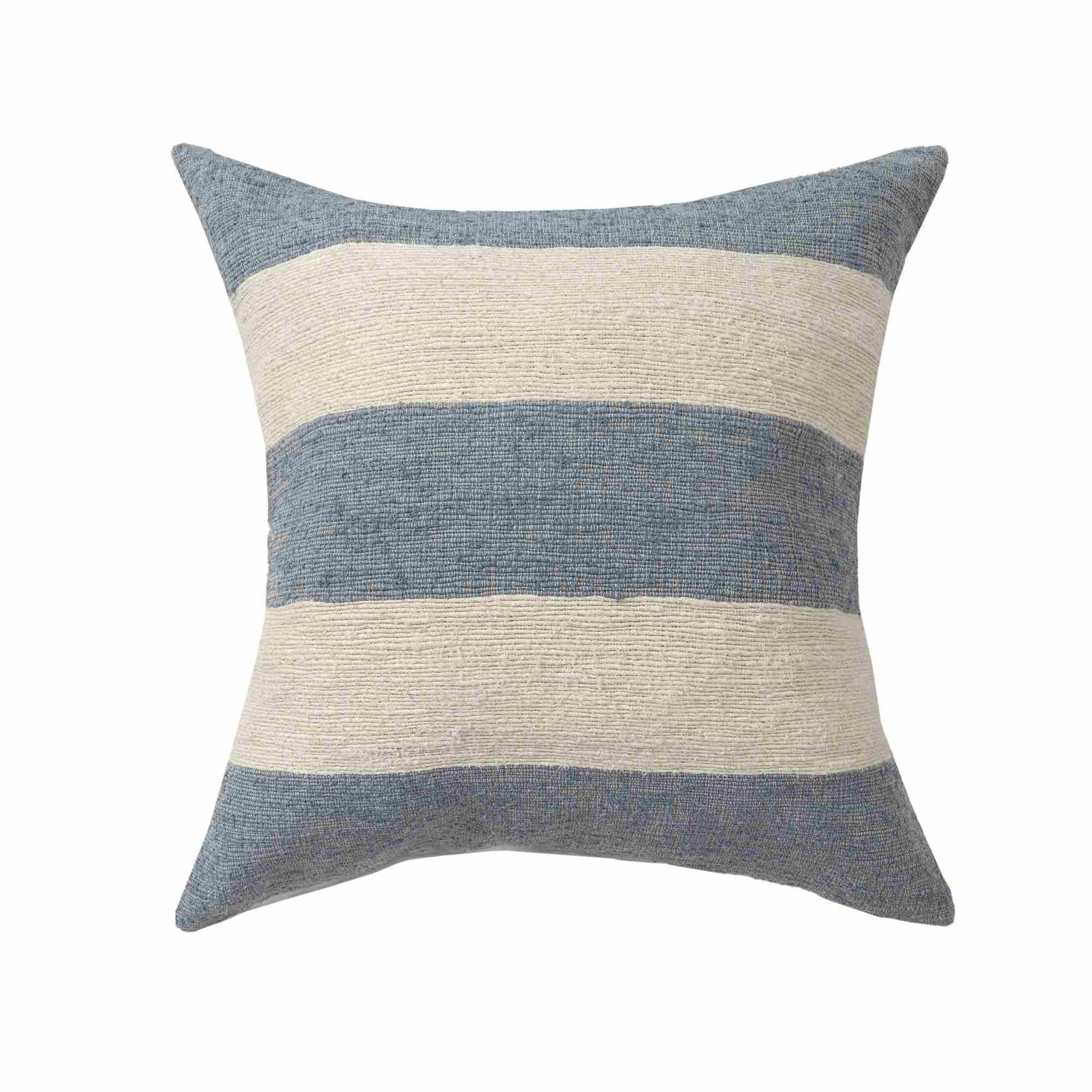 LR Home Horizon Pillow — Blue / Ivory