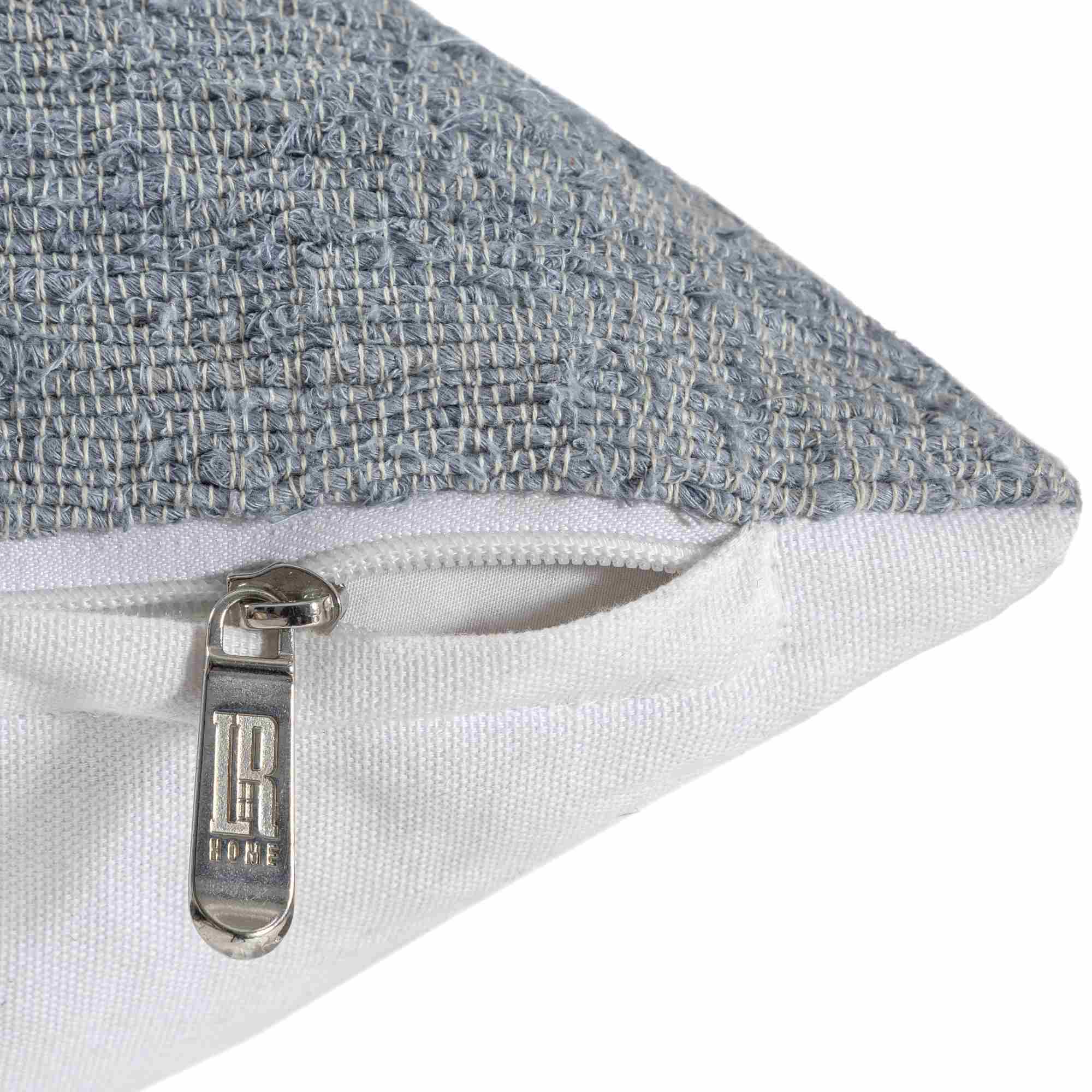 LR Home Horizon Pillow — Blue / Ivory