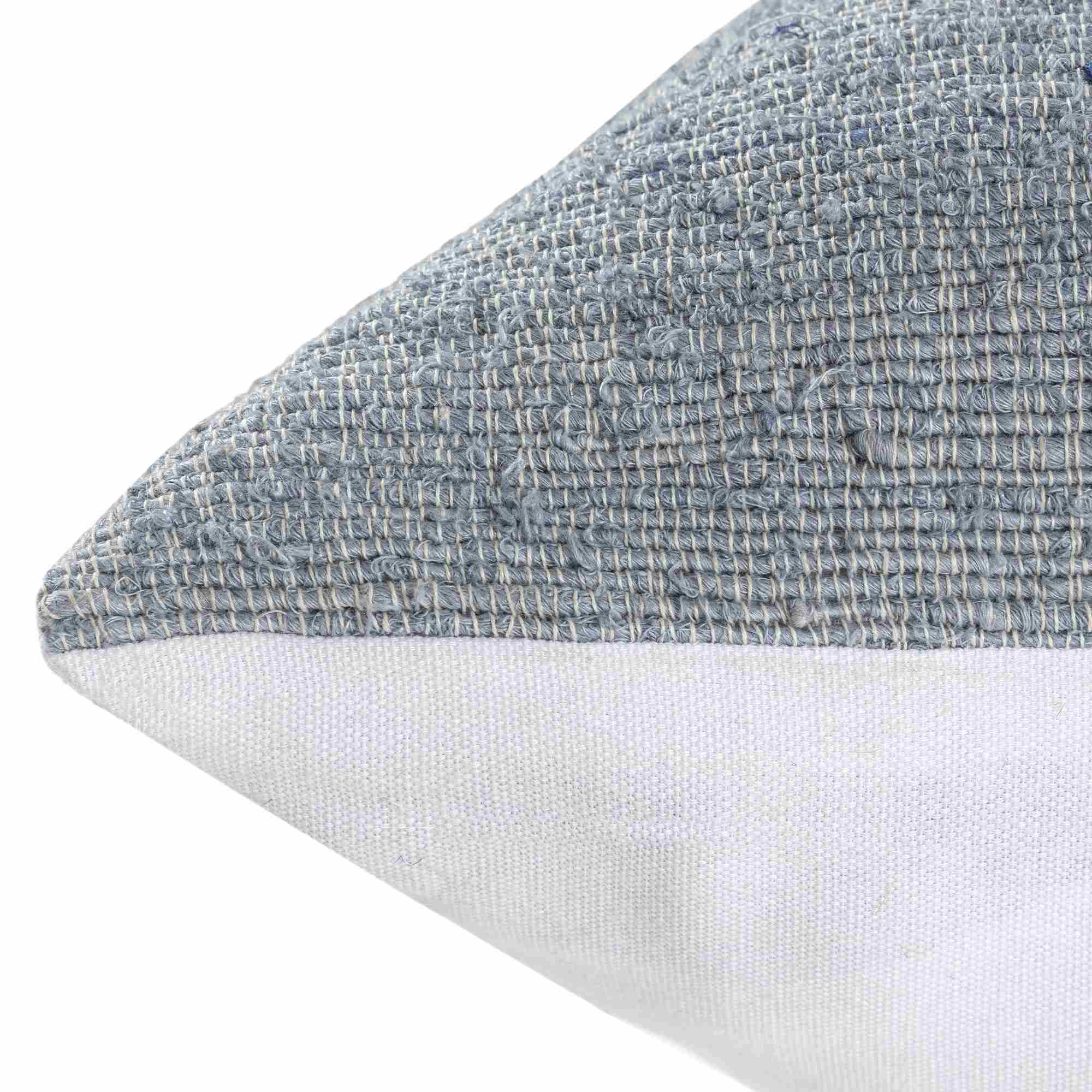 LR Home Horizon Pillow — Blue / Ivory
