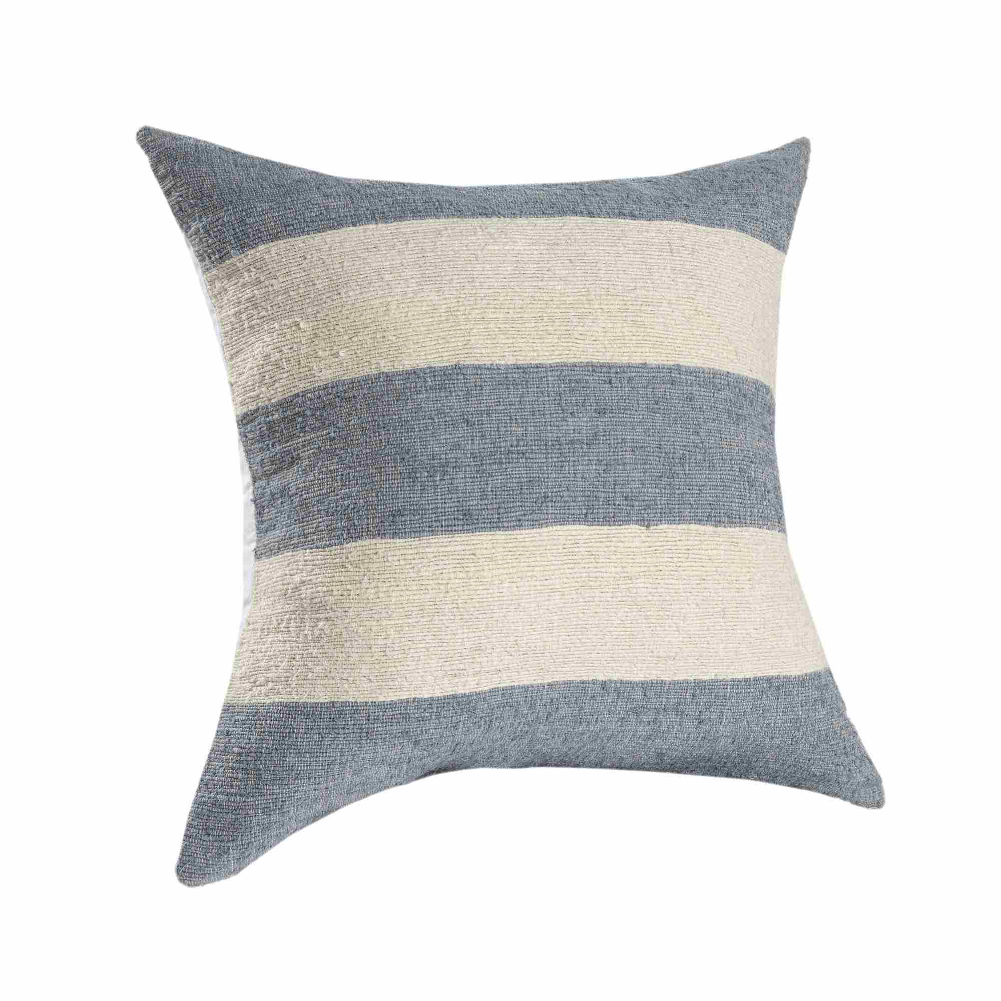 LR Home Horizon Pillow — Blue / Ivory
