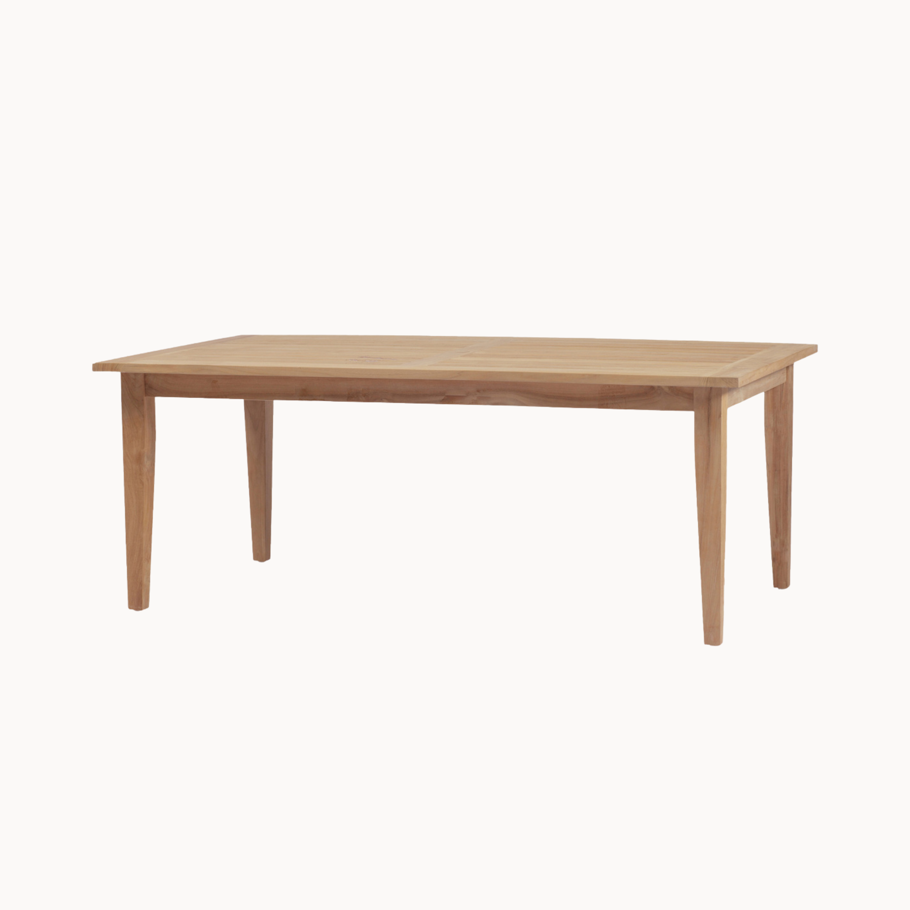 Croquet Teak Rectangle Farm Table