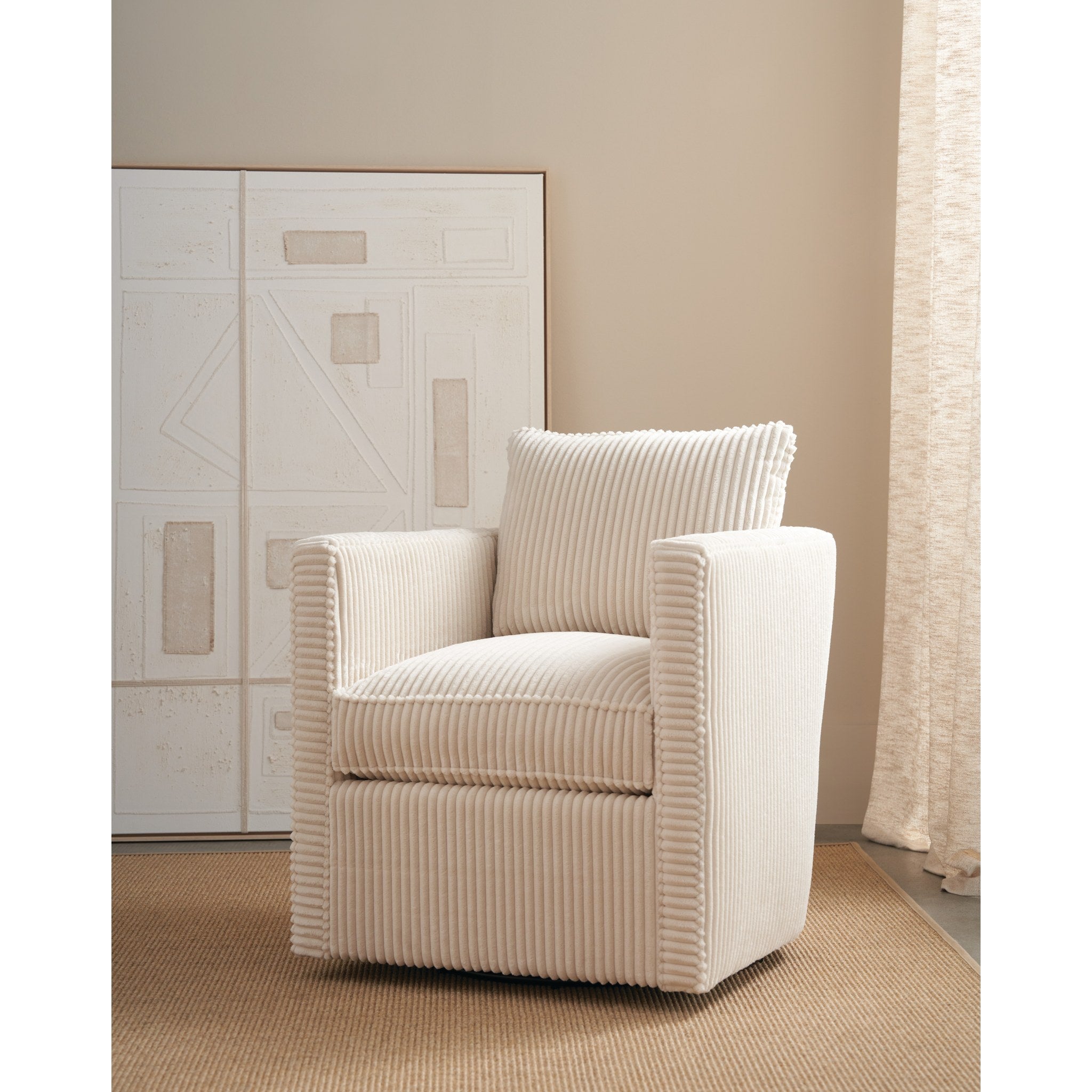 Rowe Furniture Rothko Swivel Rocker — Natural