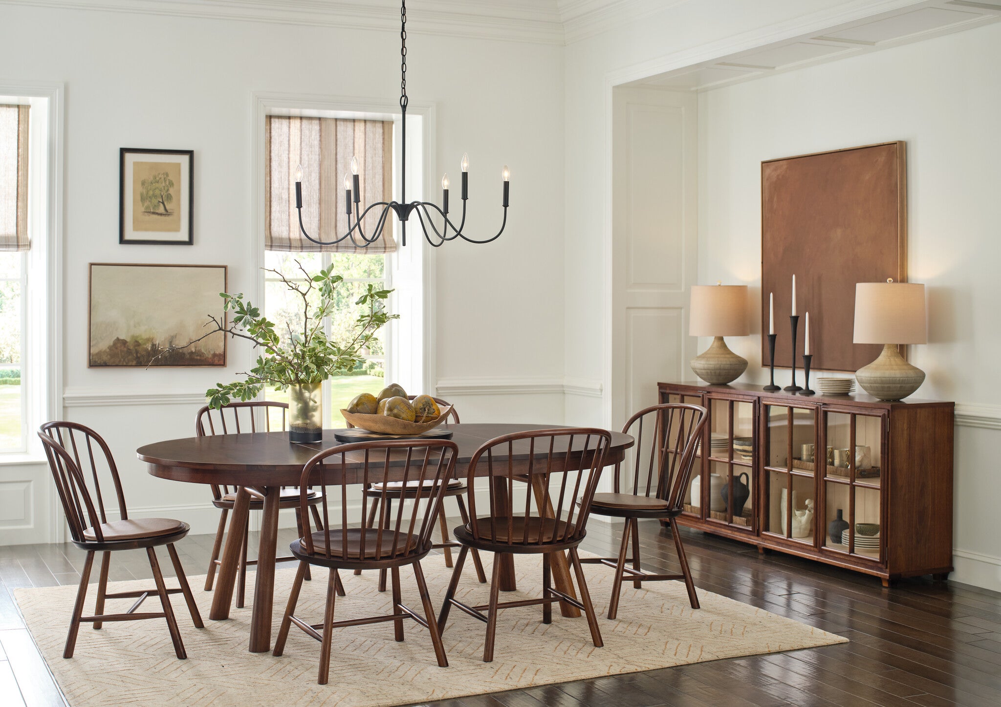 Hudson Valley 54-inch Round Dining Table