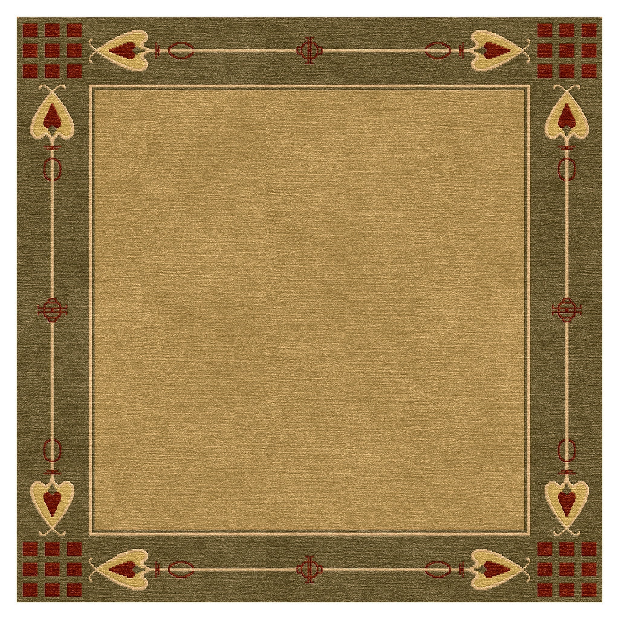 Highland Park Rug - Green - RU-1170-10X14