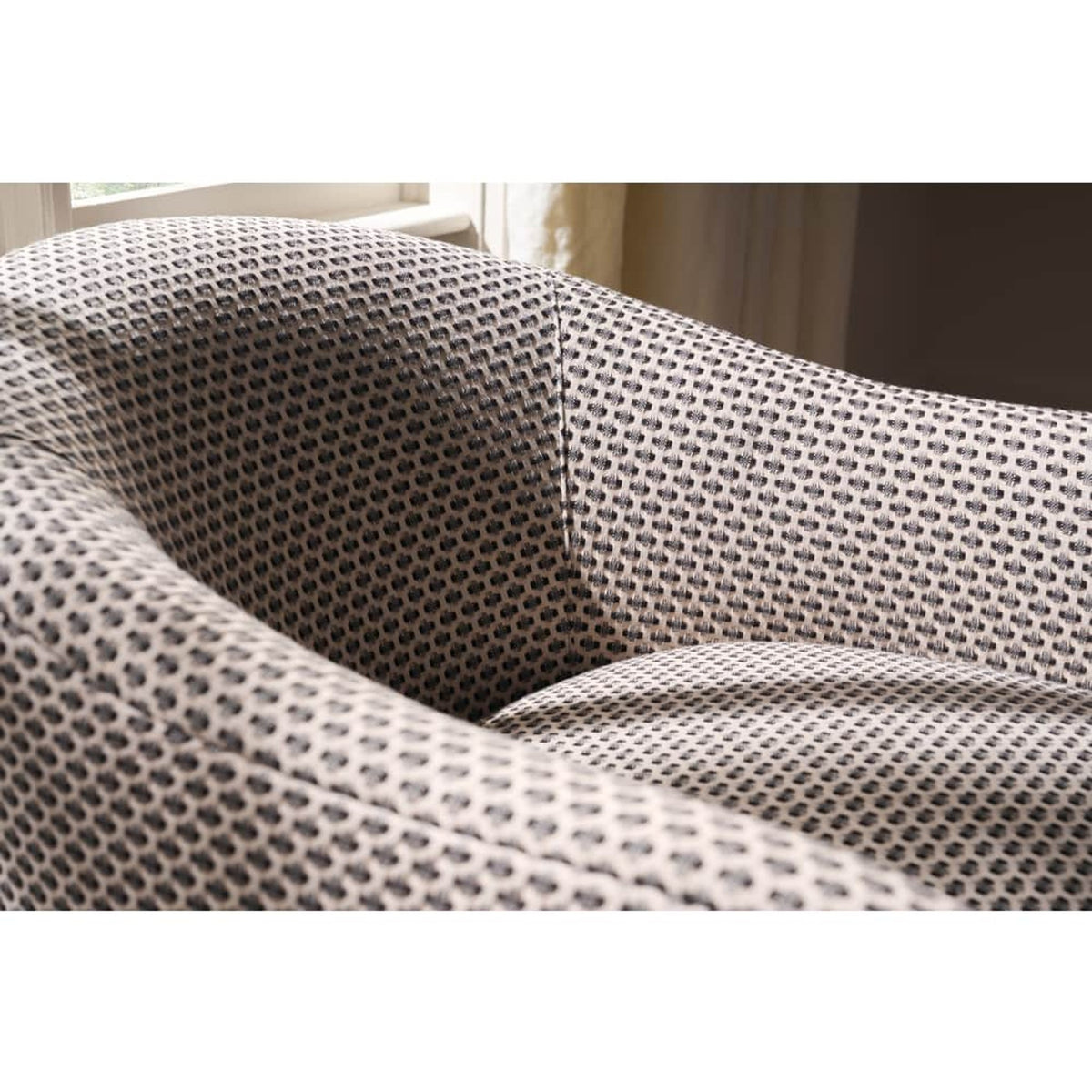 Rowe Furniture Rue Swivel Chair — Bark - Textured Weave