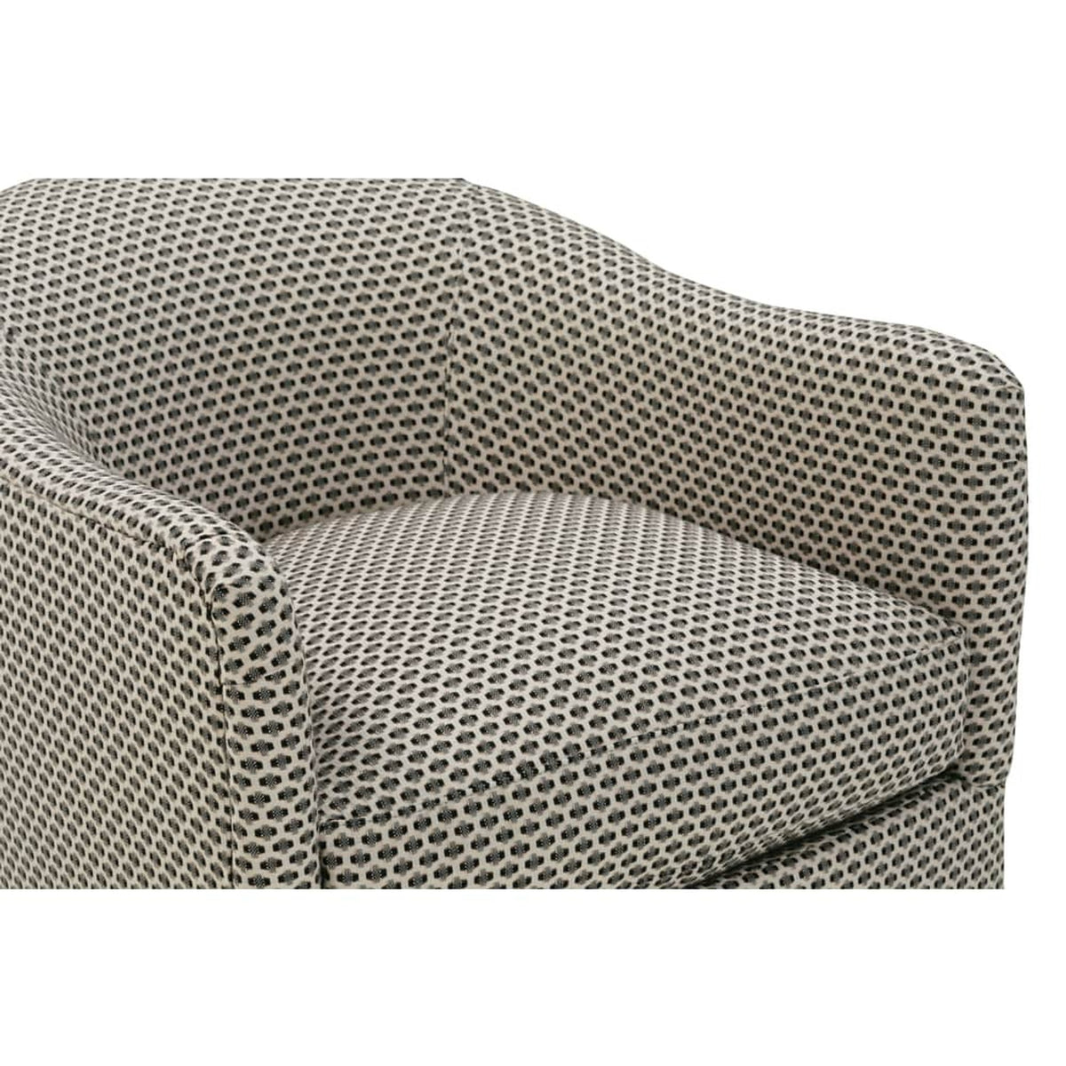 Rowe Furniture Rue Swivel Chair — Bark - Textured Weave