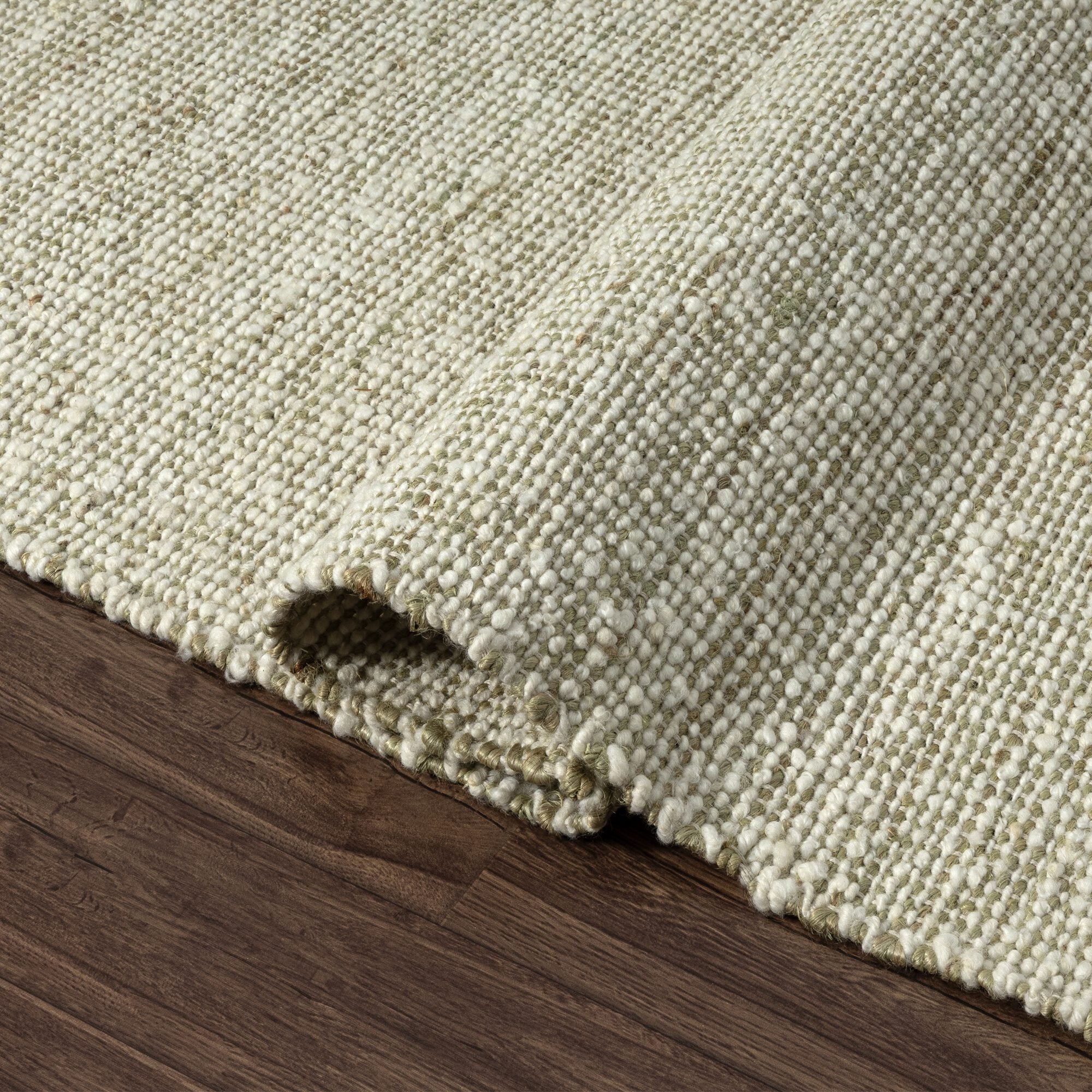 LR Home Savanna Rug — Green / Ivory