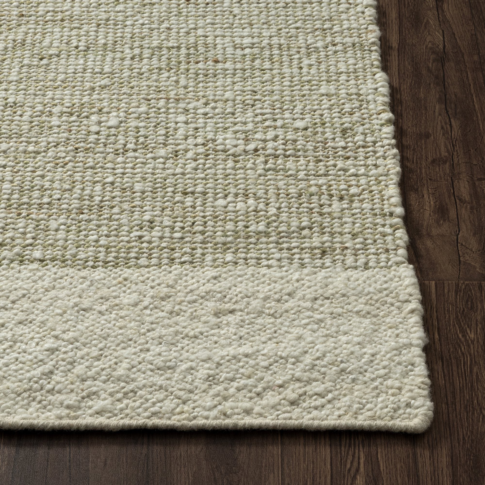 LR Home Savanna Rug — Green / Ivory
