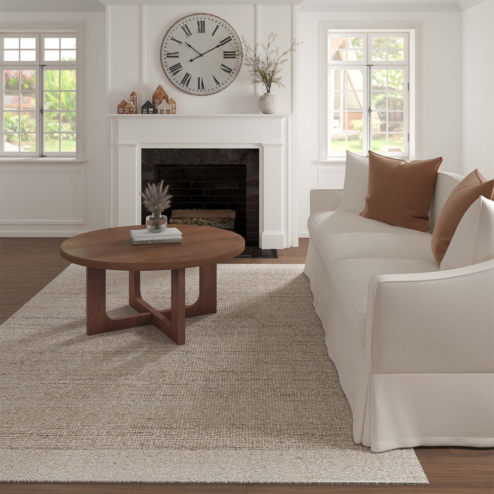 LR Home Savanna Rug — Natural / Ivory
