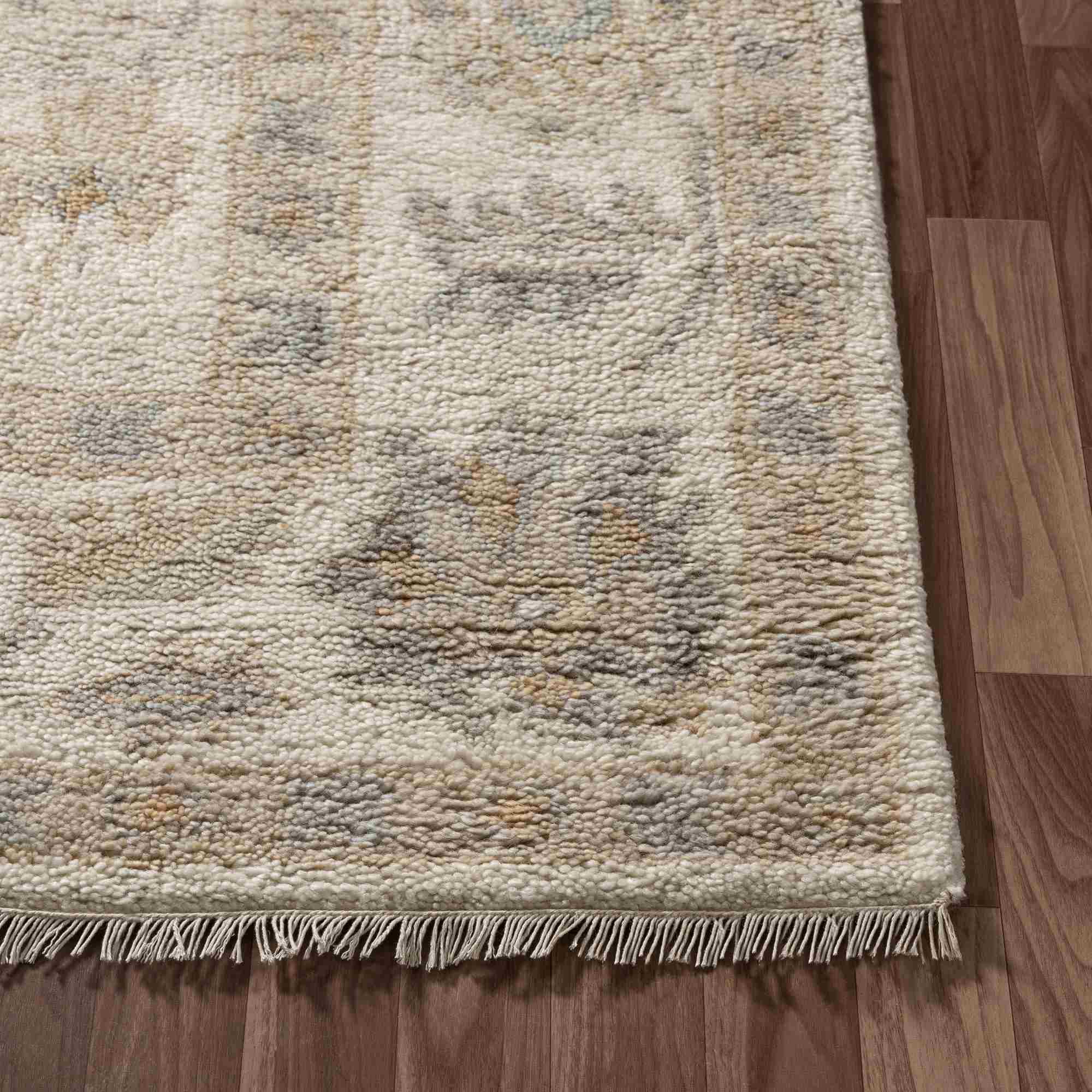 LR Home Senneh Rug — IVORY / MULTI