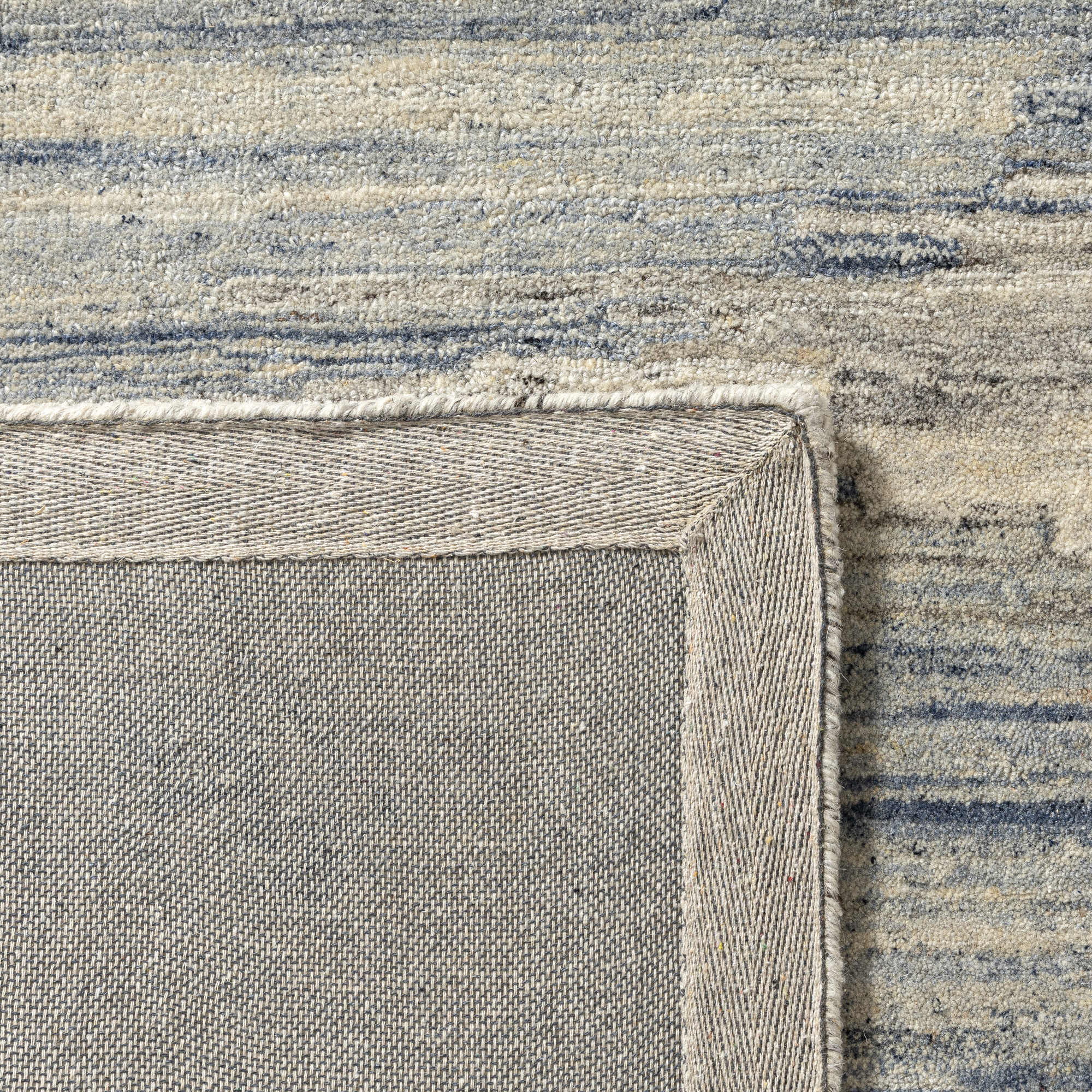 LR Home Stria Rug — Blue / Gray