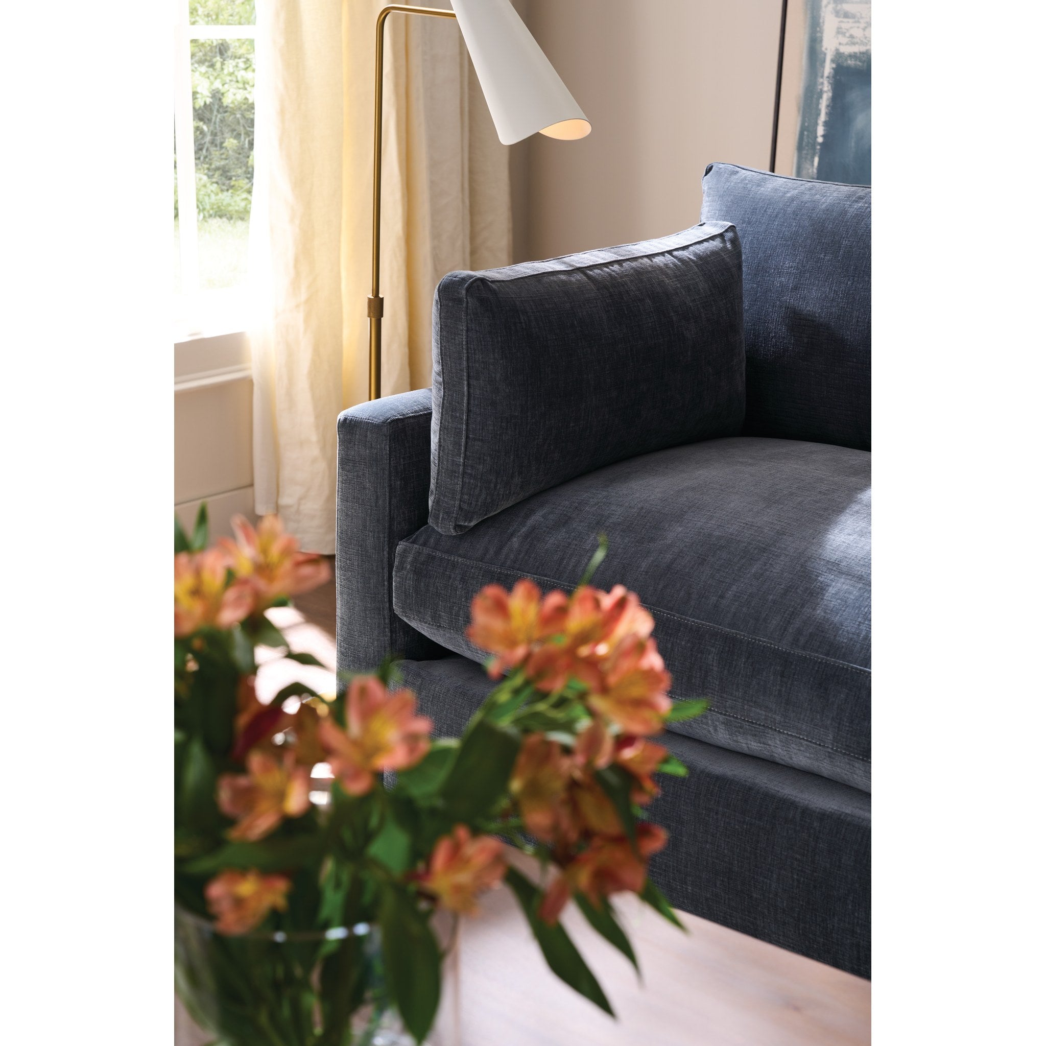 Rowe Furniture Sylvie Sofa — Federal Blue