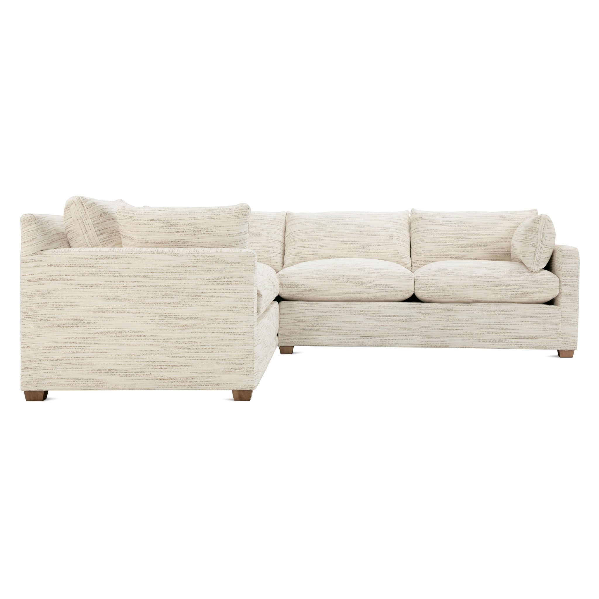 Rowe Furniture Sylvie 2-Piece Sectional — Bone White