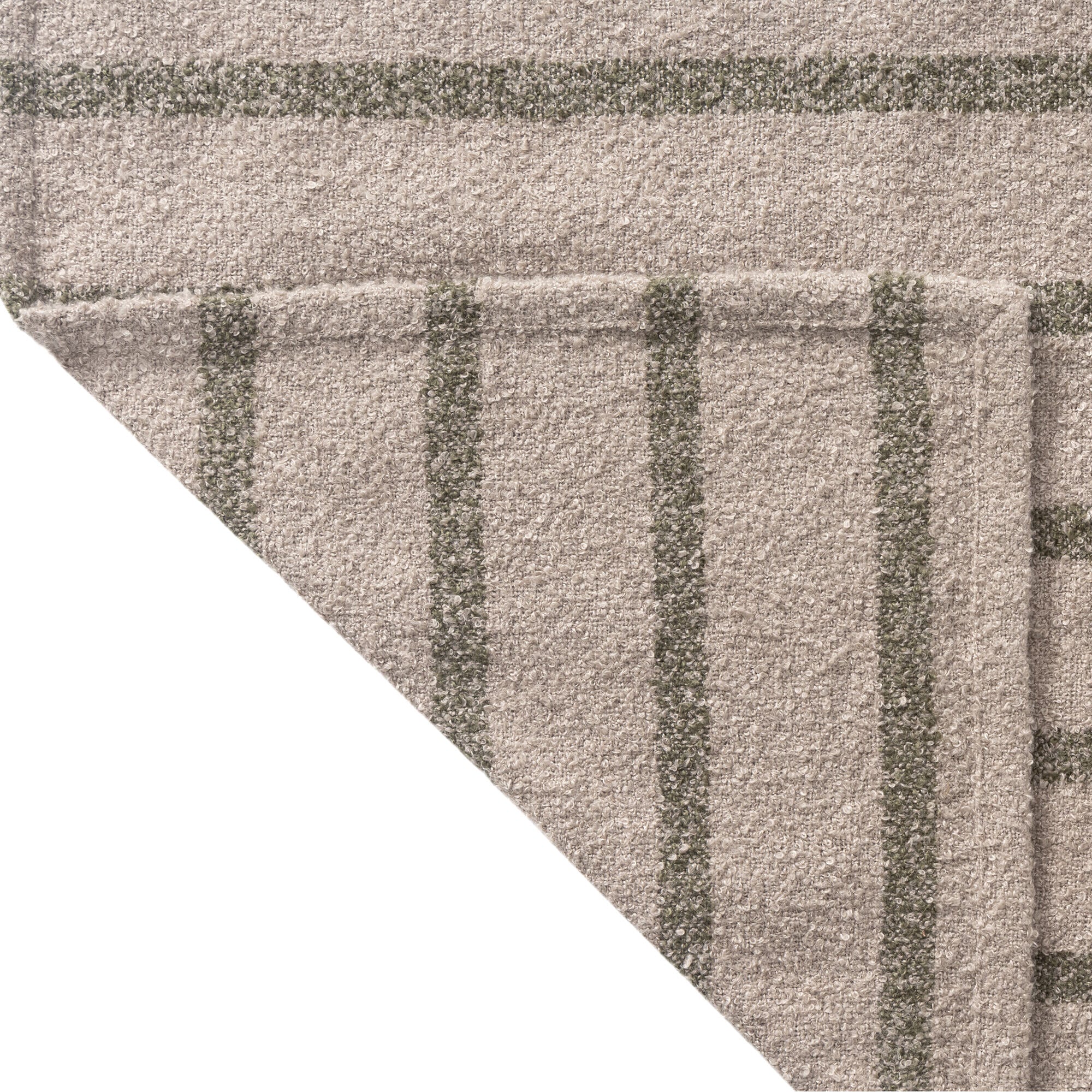 LR Home Lattice Throw — Green / Gray