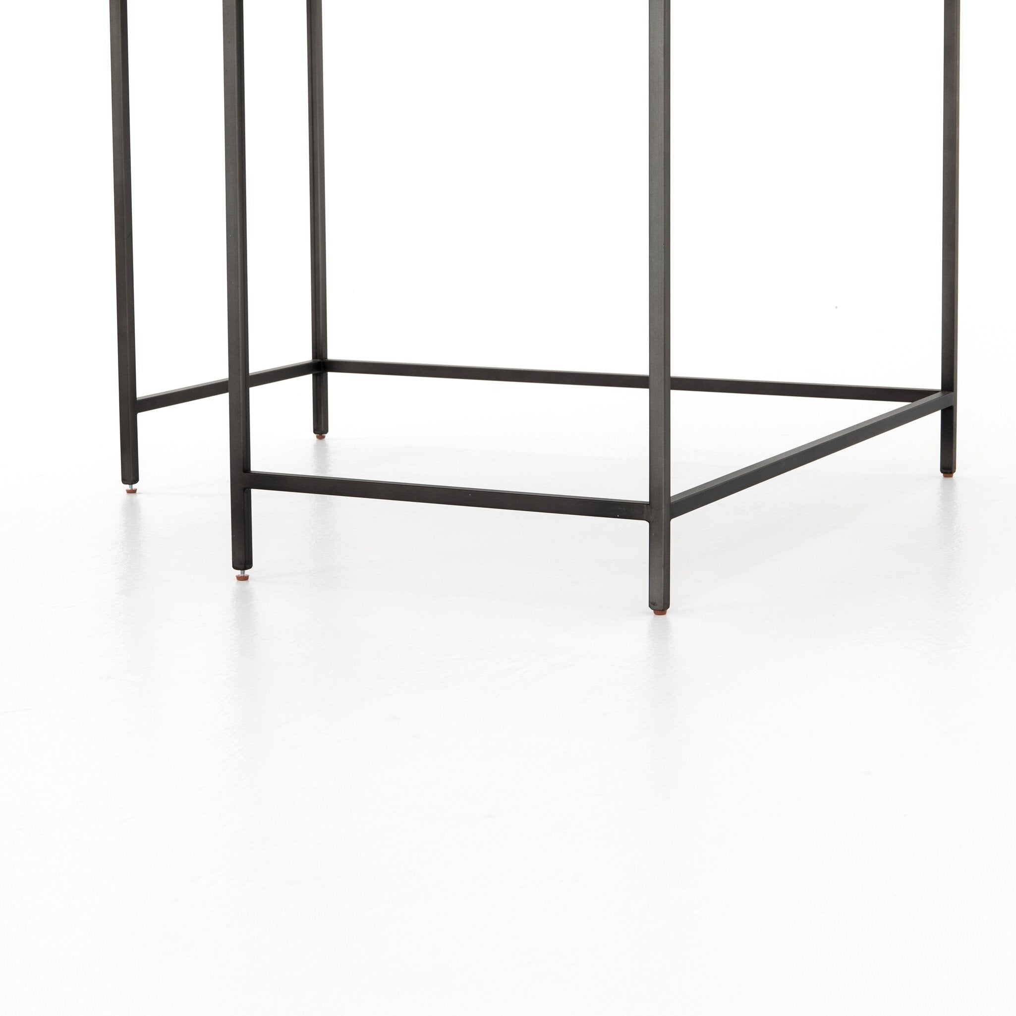 Four Hands Trey Modular Corner Desk — Auburn Poplar-Natural Iron