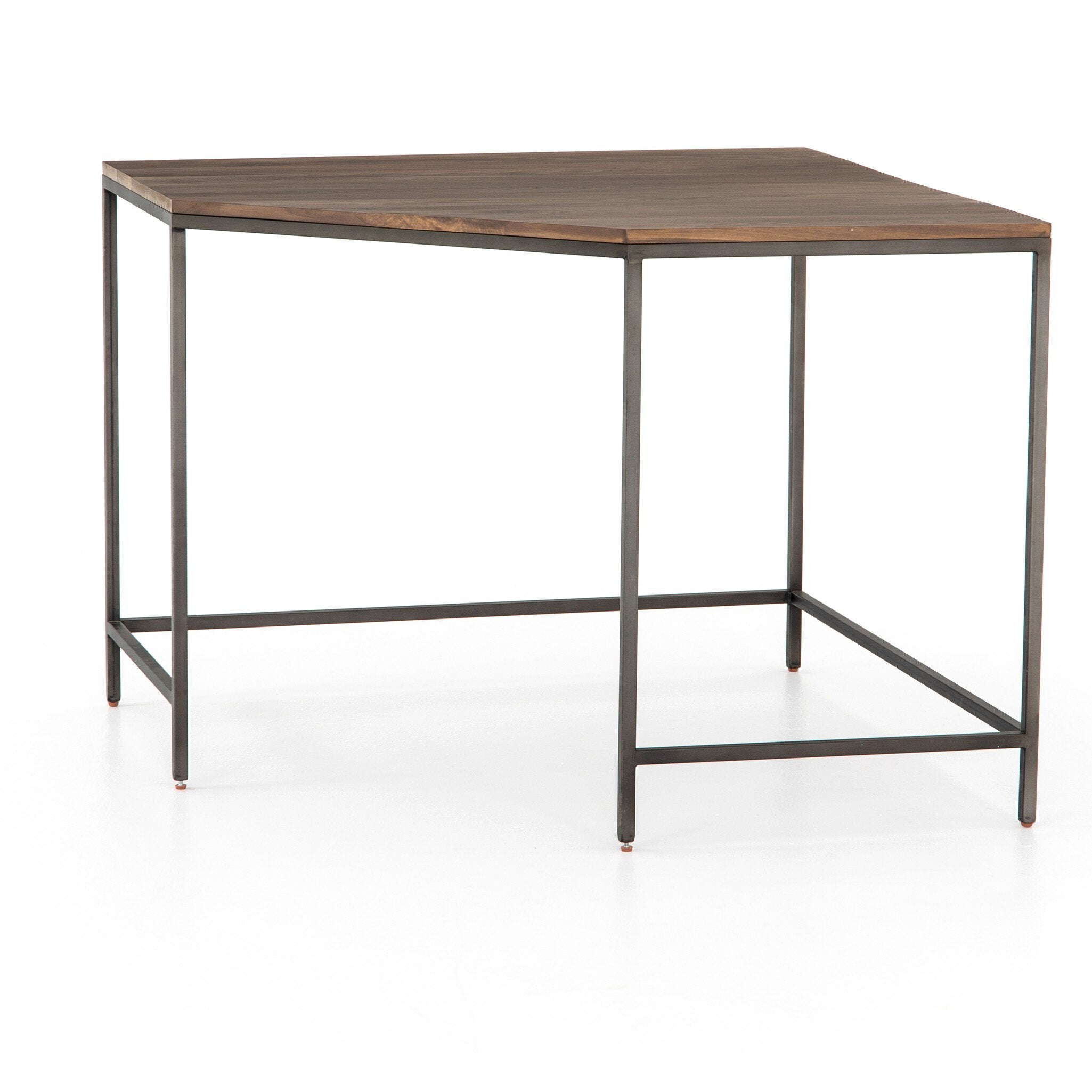 Four Hands Trey Modular Corner Desk — Auburn Poplar-Natural Iron