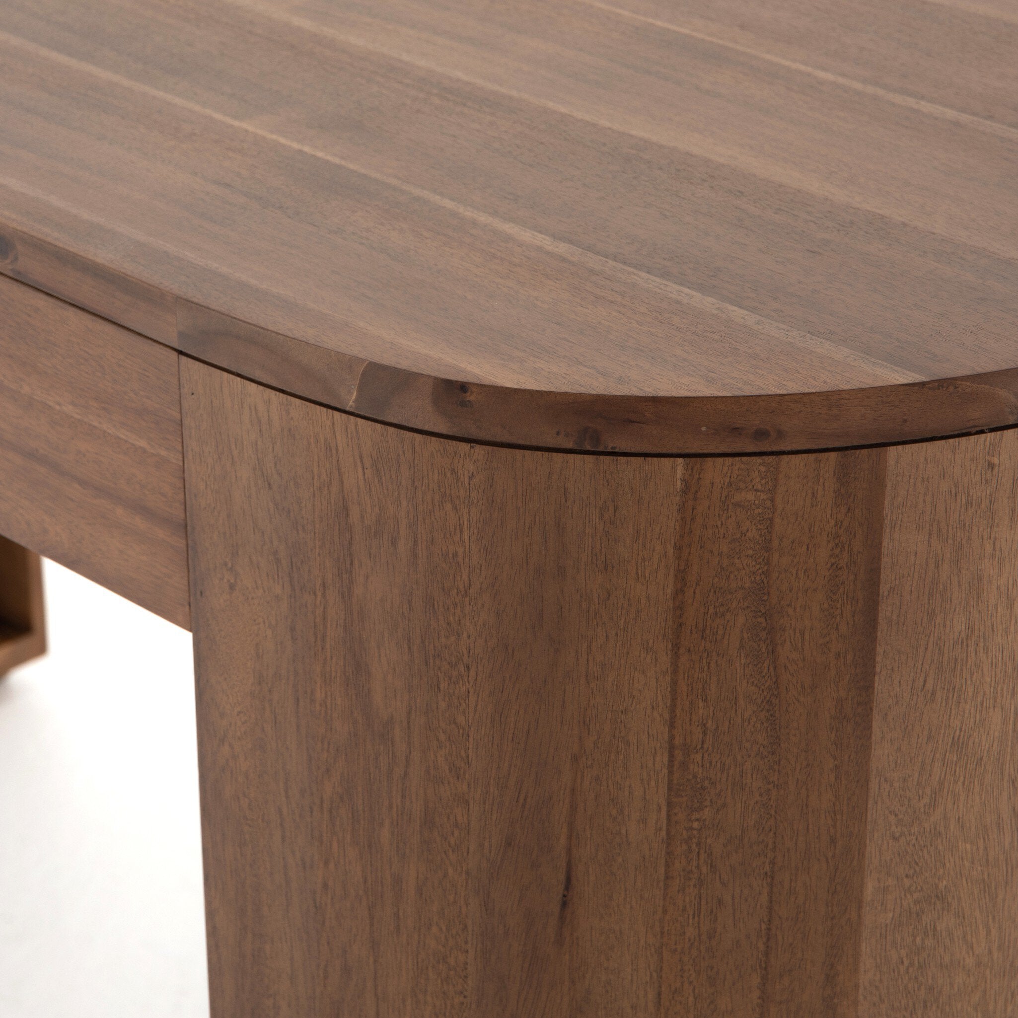 Four Hands Pilar Desk — Caramel Brown Veneer-Caramel Brown