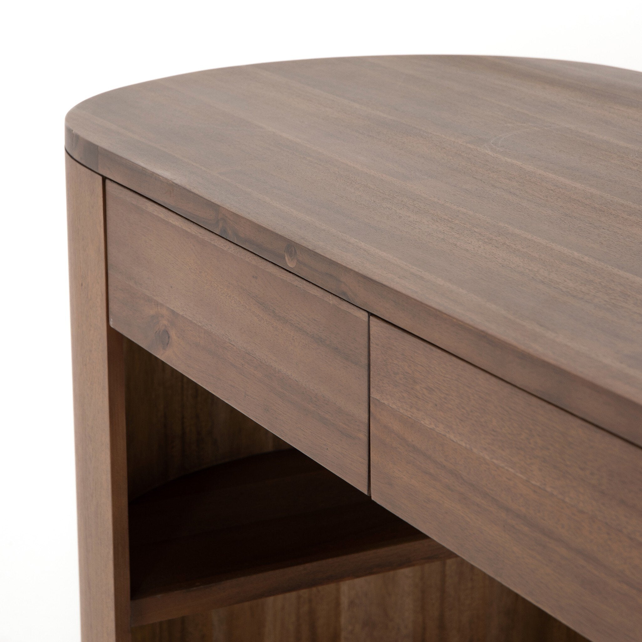 Four Hands Pilar Desk — Caramel Brown Veneer-Caramel Brown