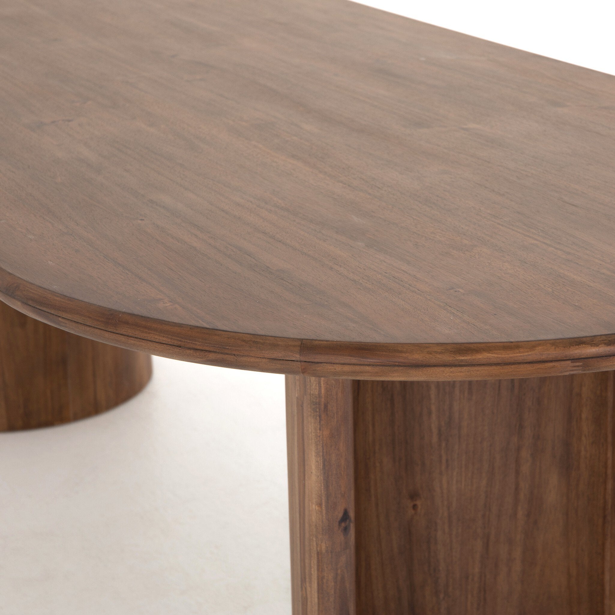 Four Hands Paden Dining Table — Seasoned Brown Acacia-Seasoned Brown Acacia Solid