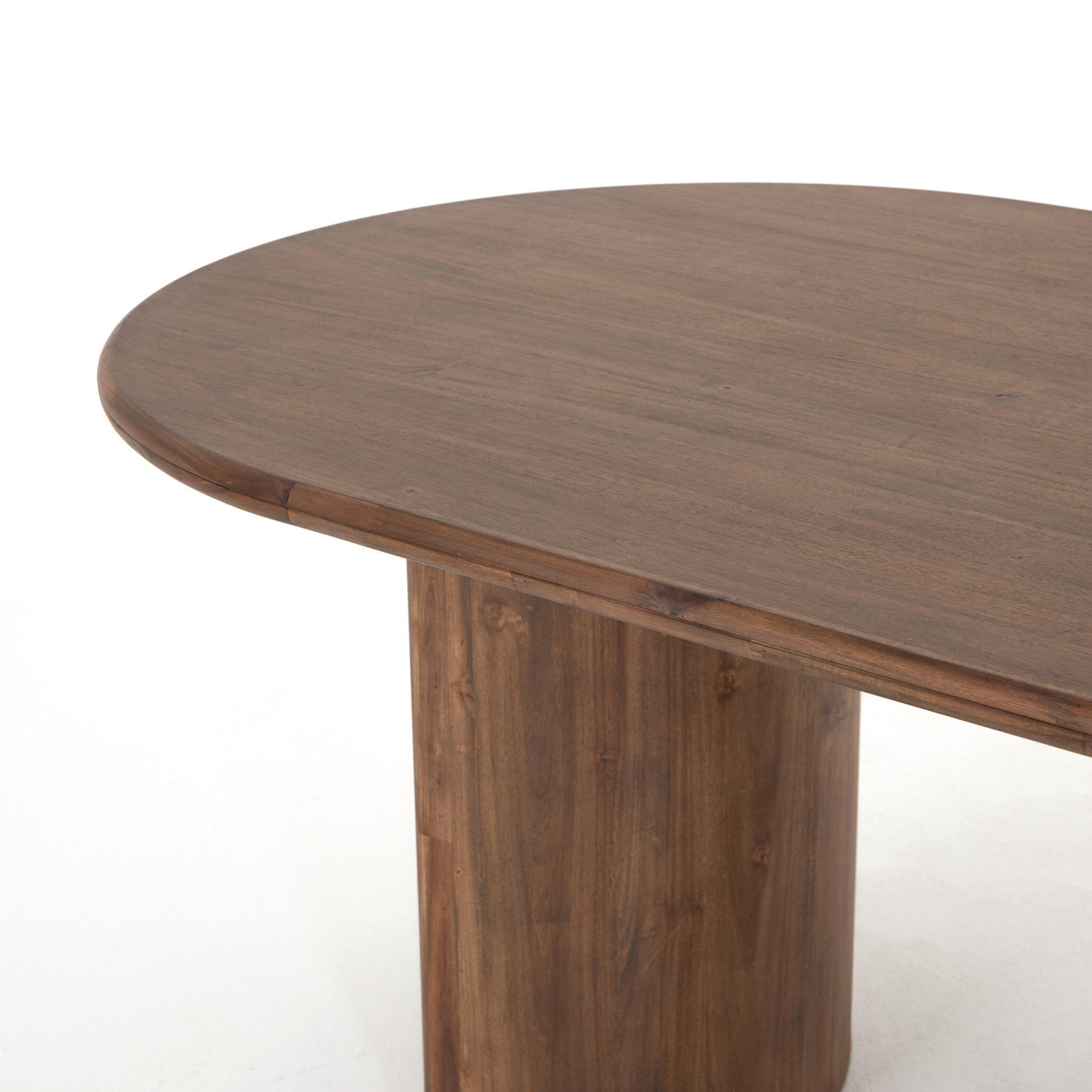 Four Hands Paden Dining Table — Seasoned Brown Acacia-Seasoned Brown Acacia Solid