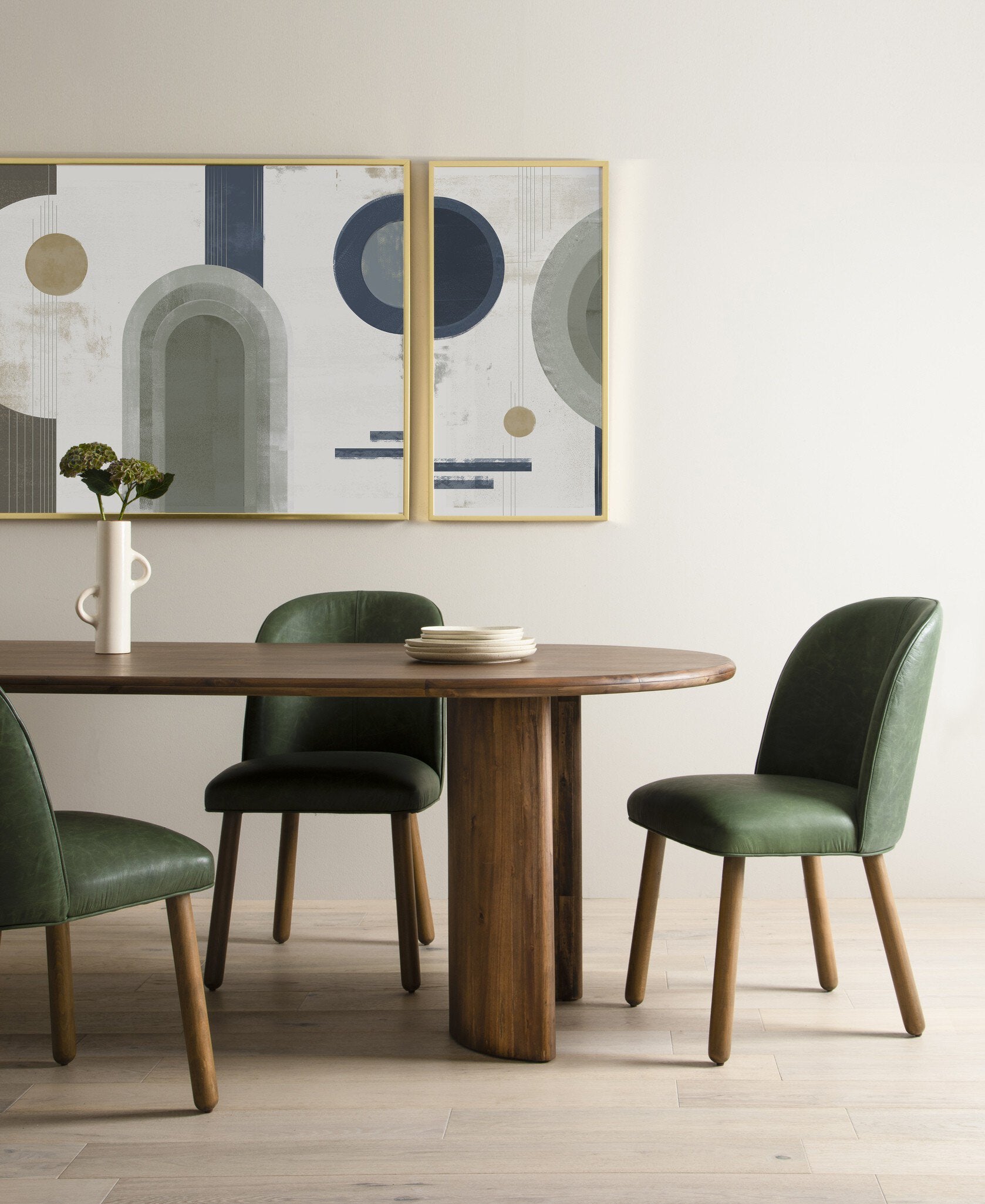 Four Hands Paden Dining Table — Seasoned Brown Acacia-Seasoned Brown Acacia Solid