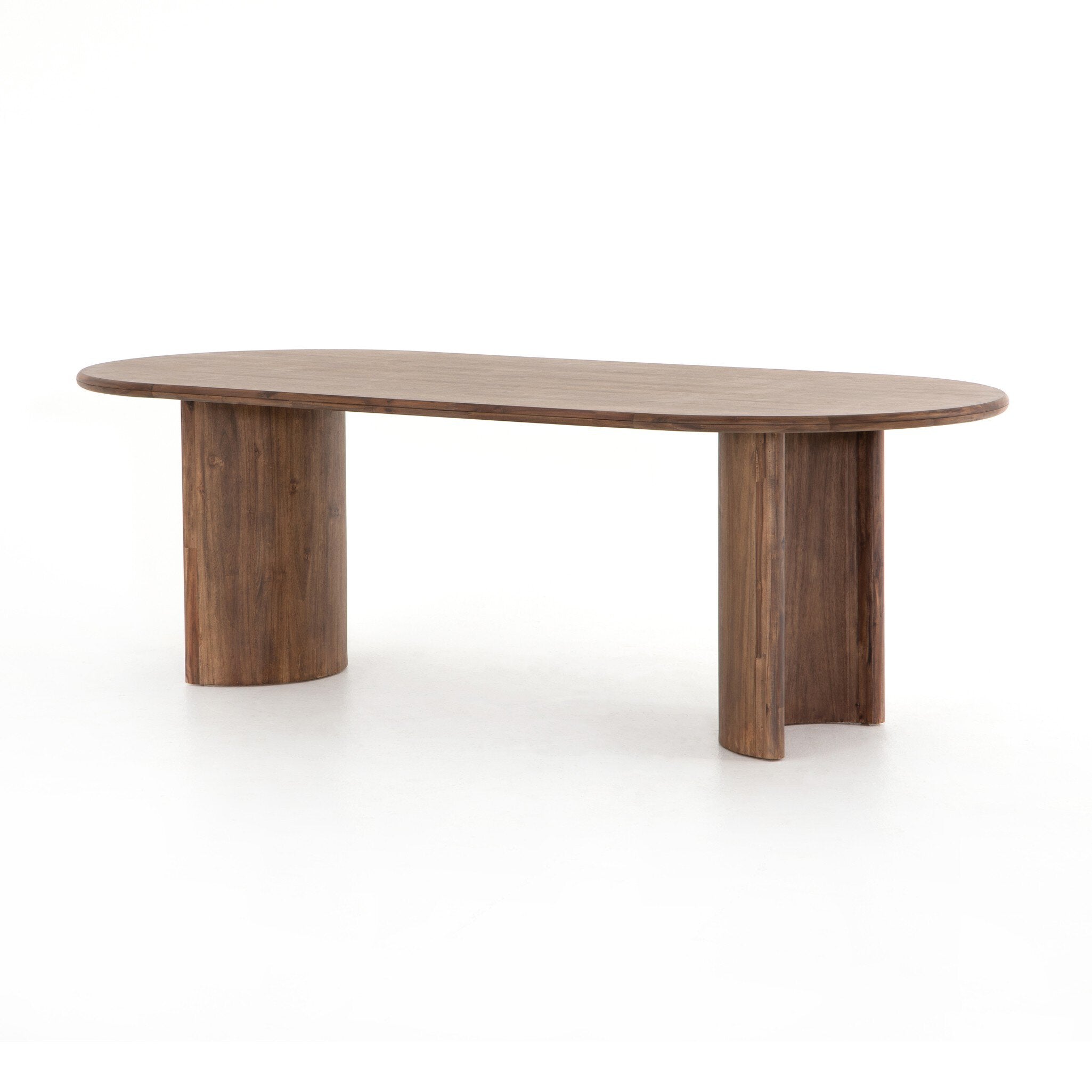 Four Hands Paden Dining Table — Seasoned Brown Acacia-Seasoned Brown Acacia Solid