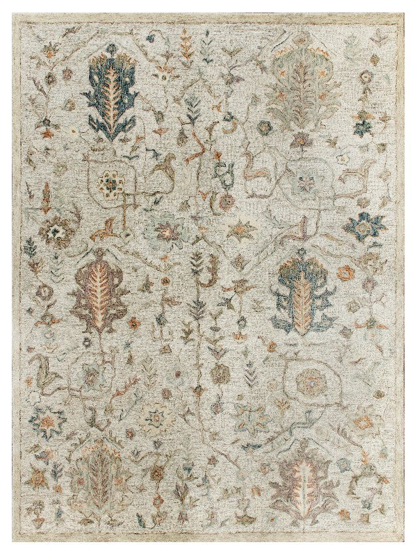 LR Home Vintage Rug — Ivory