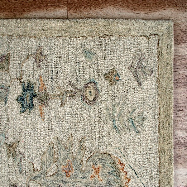LR Home Vintage Rug — Ivory