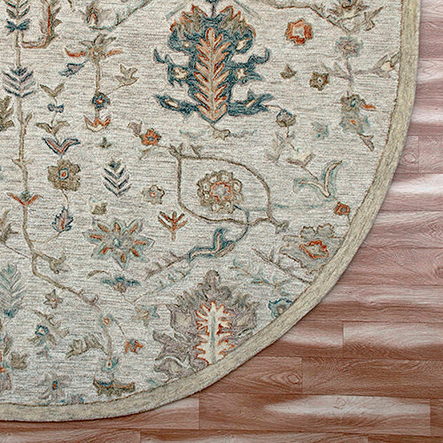 LR Home Vintage Rug — Ivory