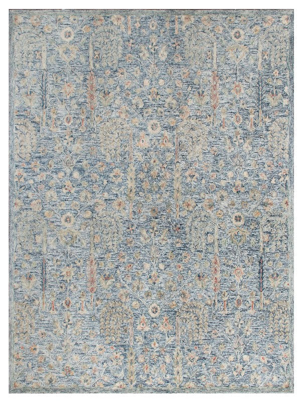 LR Home Vintage Rug — SLATE BLUE