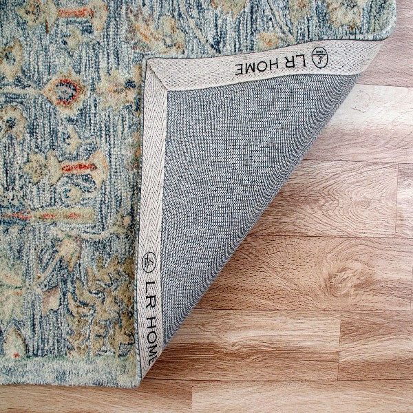 LR Home Vintage Rug — SLATE BLUE