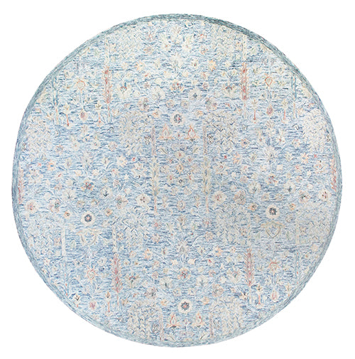 LR Home Vintage Rug — SLATE BLUE