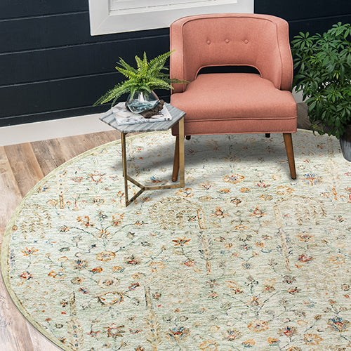 LR Home Vintage Rug — Sage