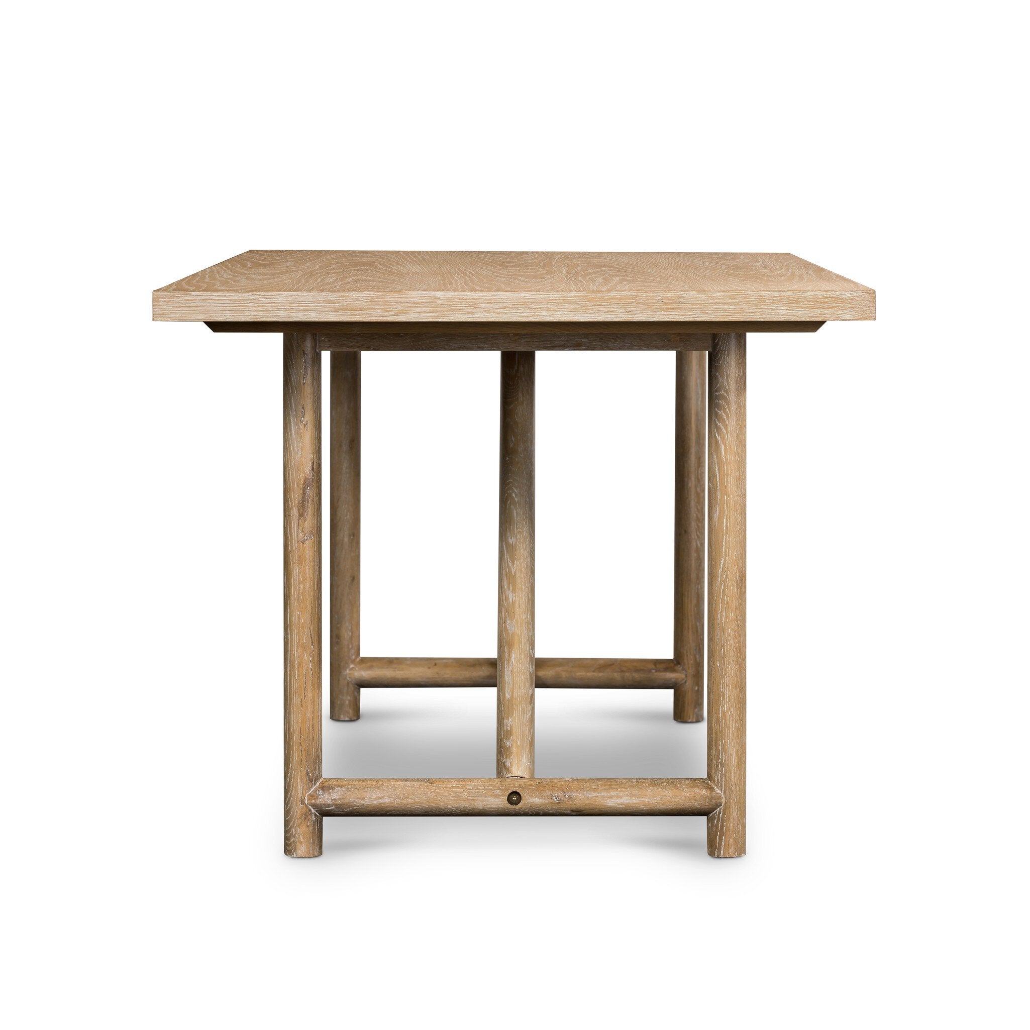Four Hands Mika Dining Table — Whitewashed Oak Veneer-Whitewashed Oak