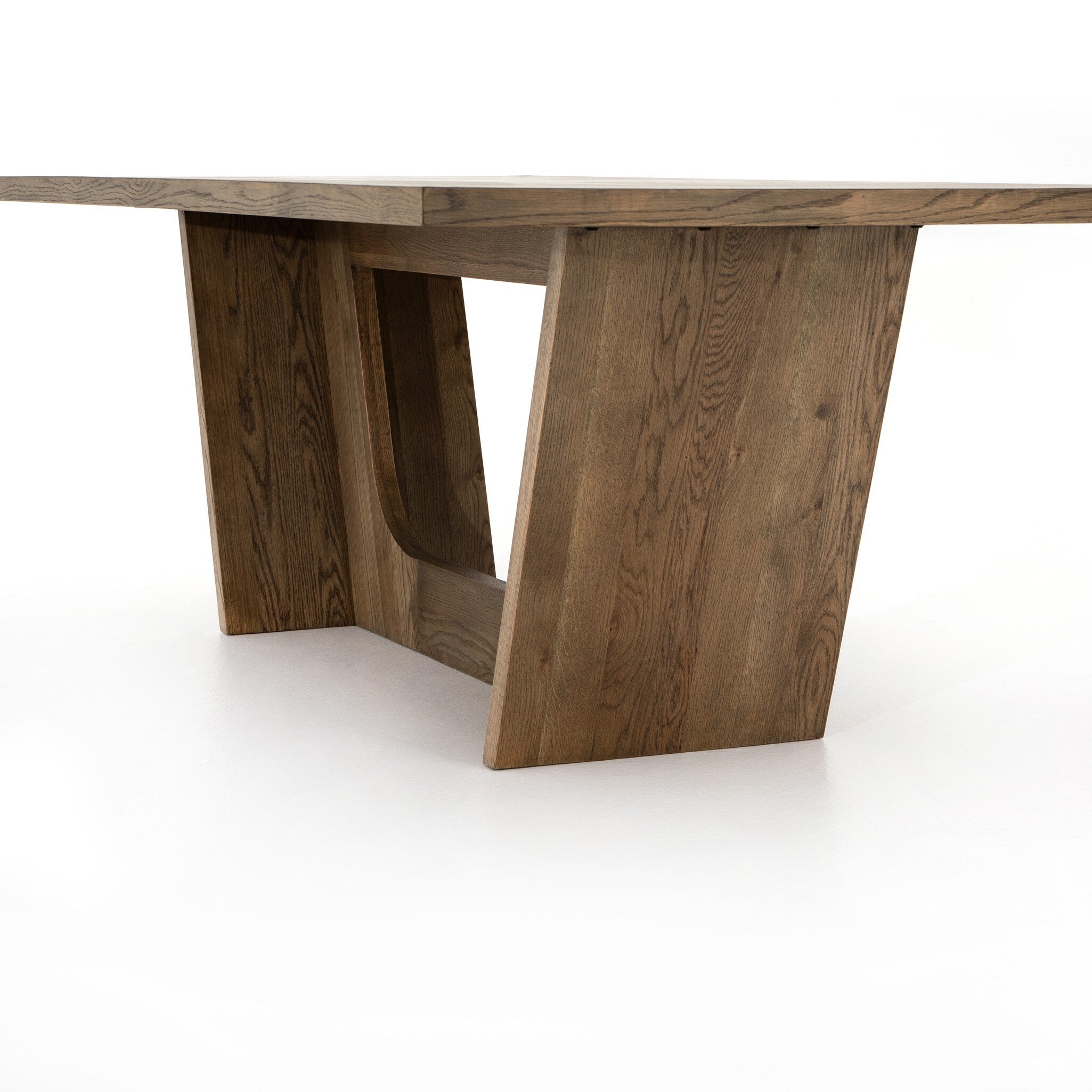 Four Hands Pryor Dining Table-87" — Smoked Grey-Smoked Grey Oak