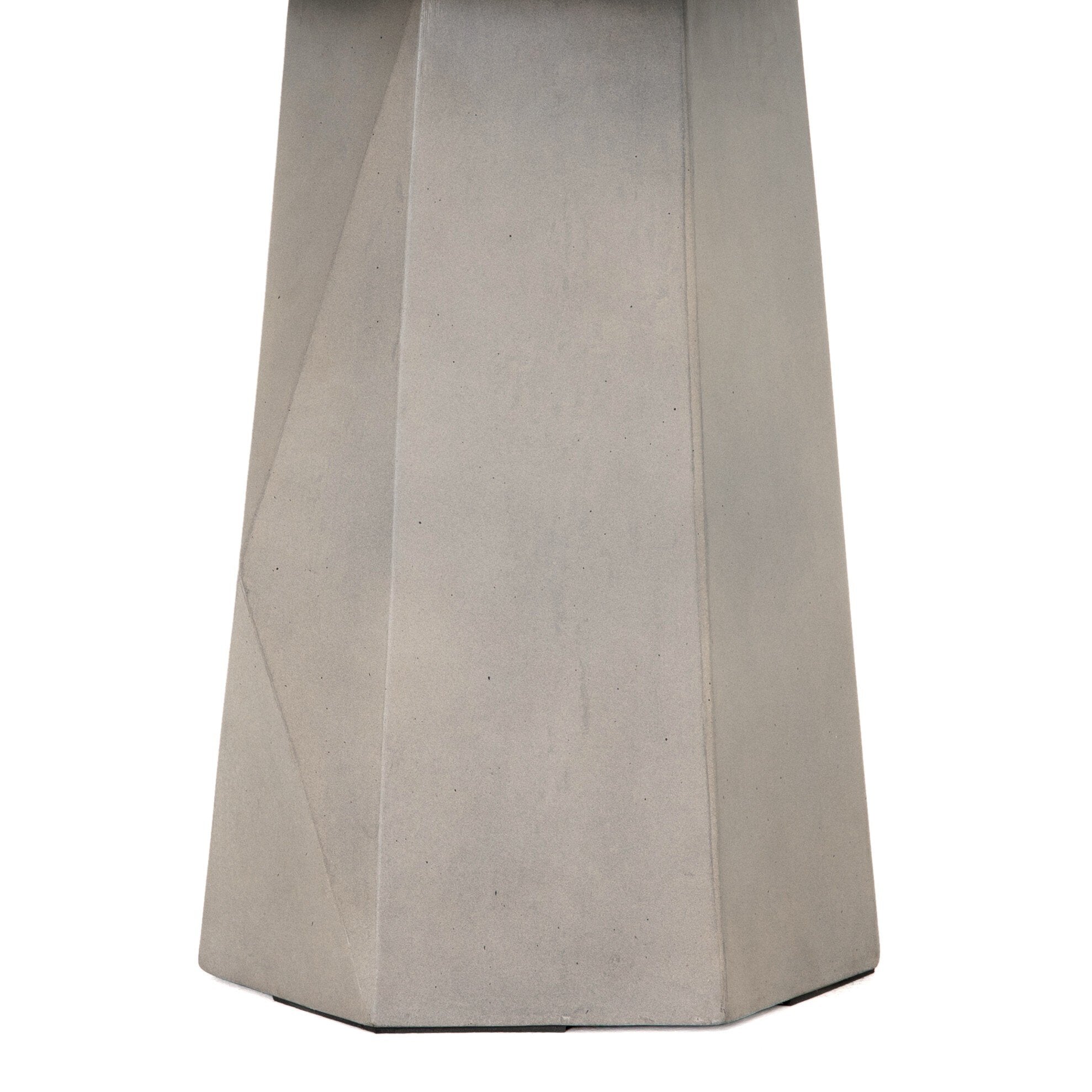 Four Hands Bowman Outdoor End Table — Grey Concrete