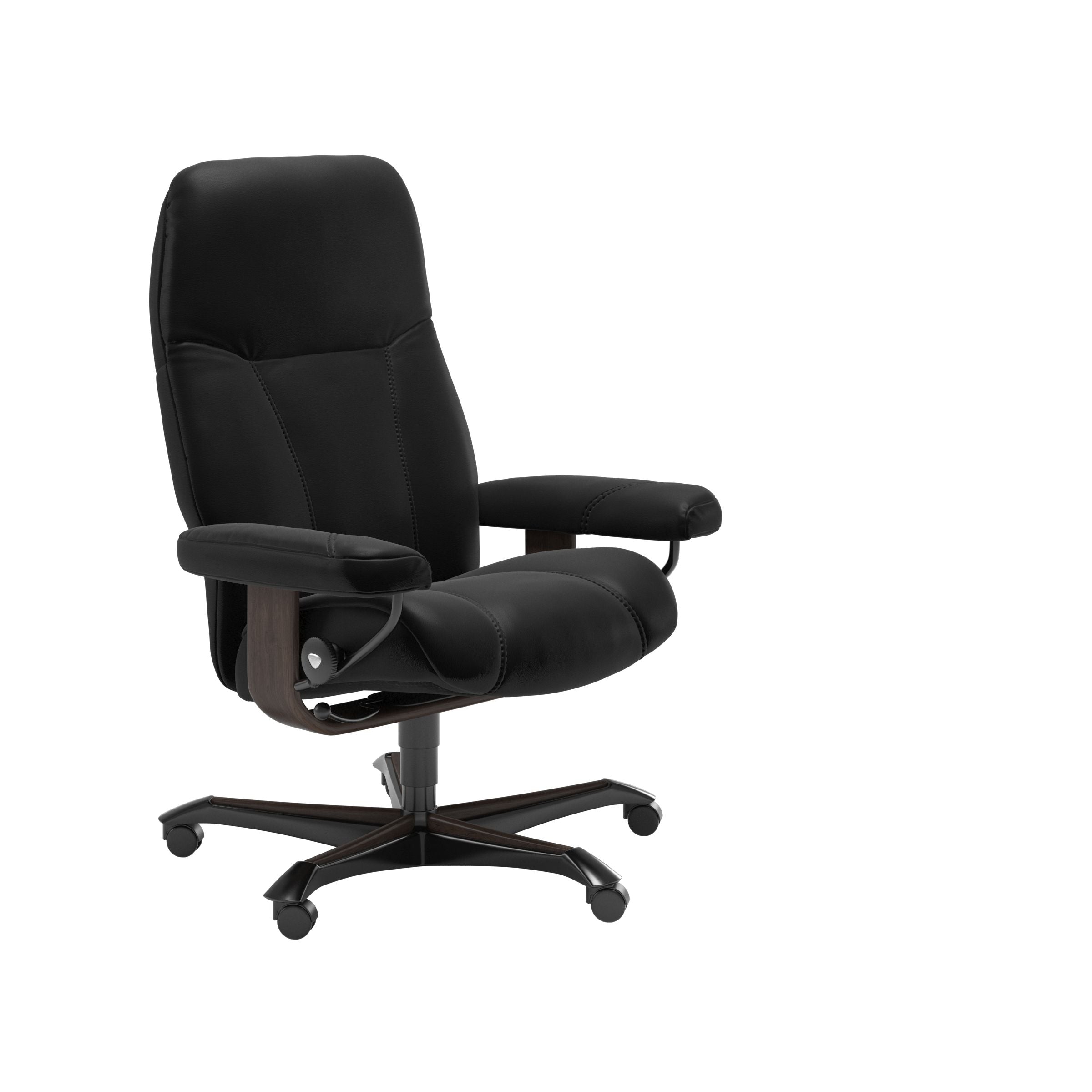 Stressless Consul Home Office Chair — Batick Black