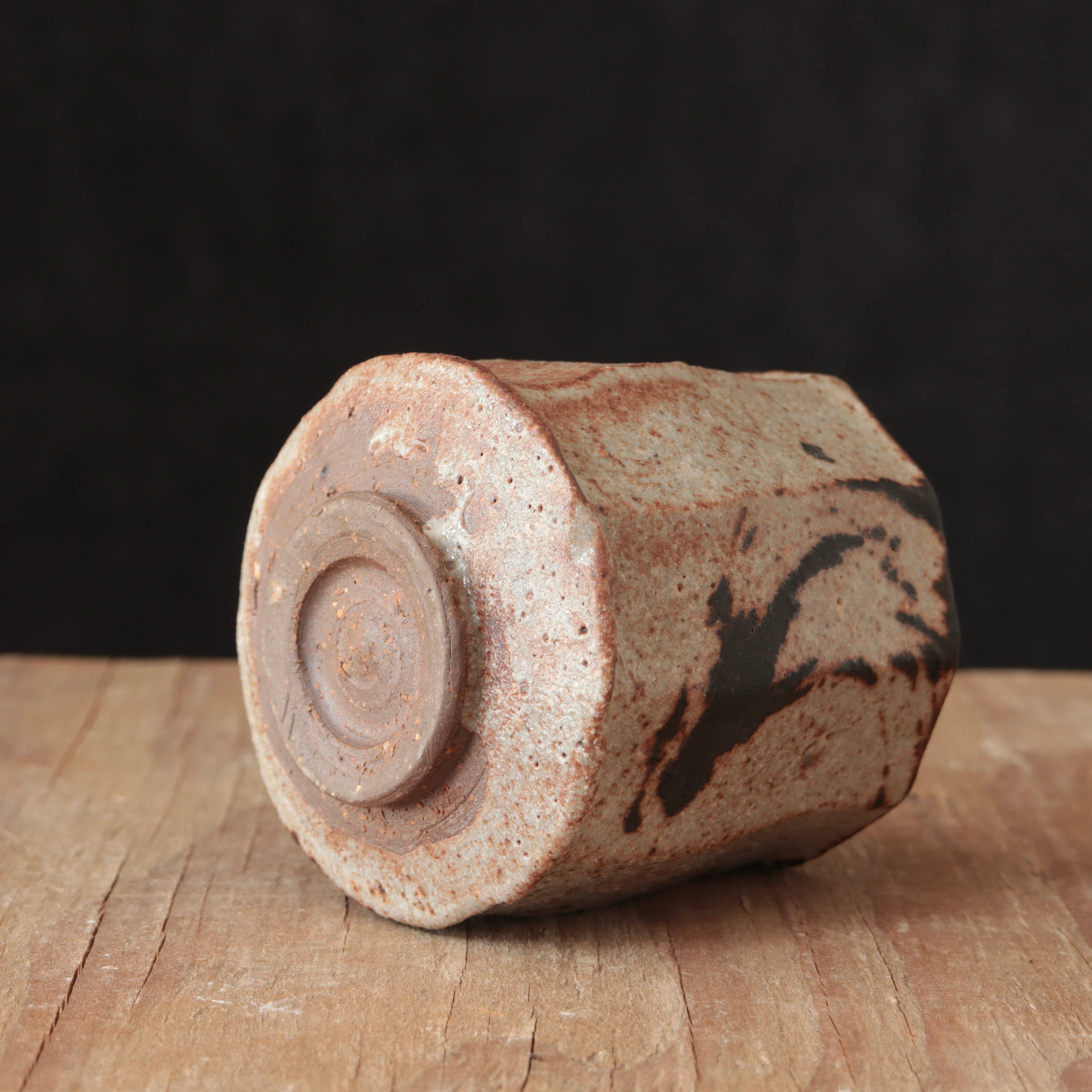 Matt Fishman Pottery Wild Clay and Glaze Teacup Granite Glaze