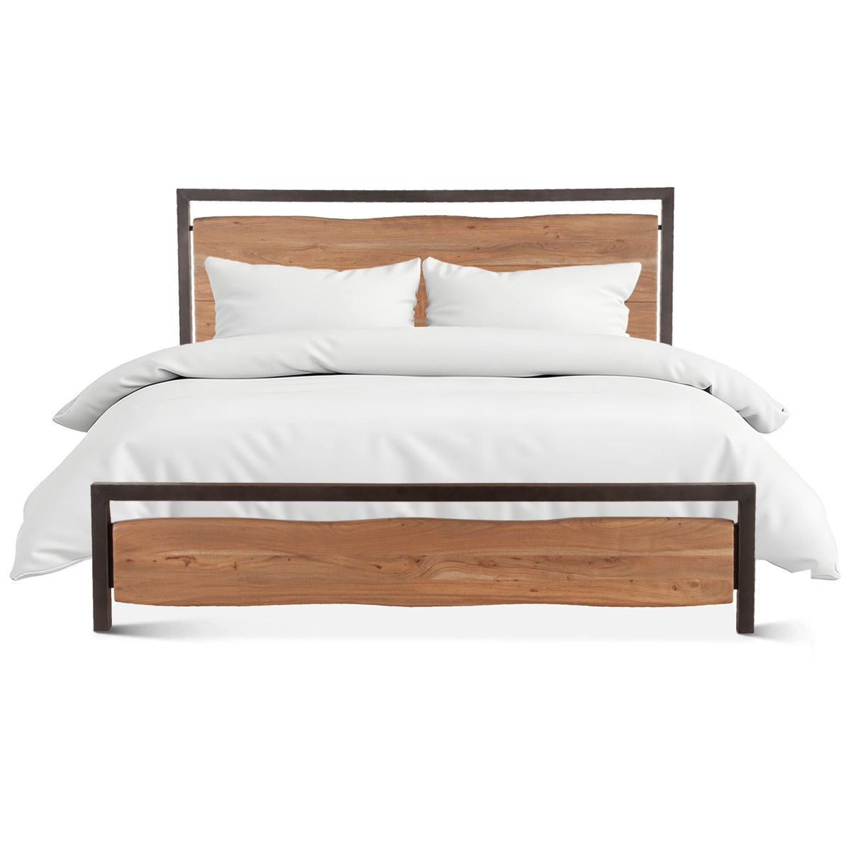 Home Trends & Design Aspen Bed — Smoked Acacia