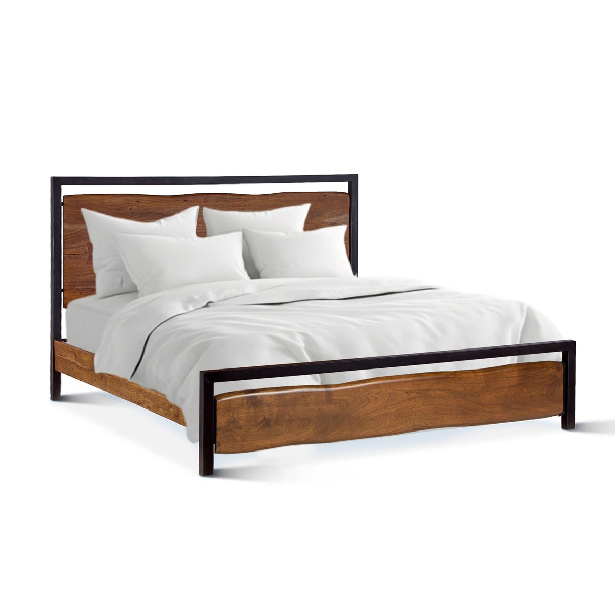 Home Trends & Design Aspen Bed — Walnut
