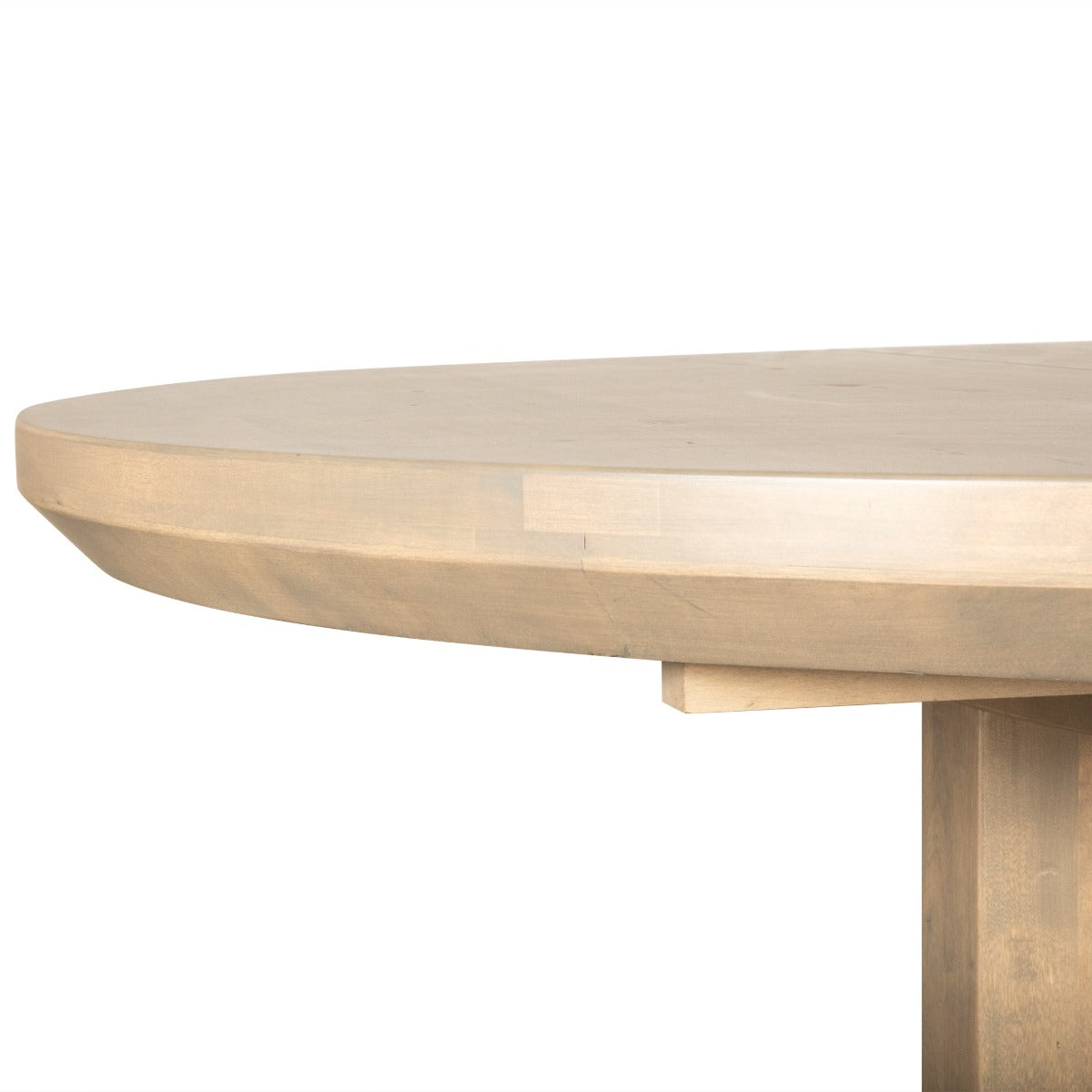 Home Trends Direct Grassroots Mission 86-110" Oval Extension Dining Table — Gray Birch