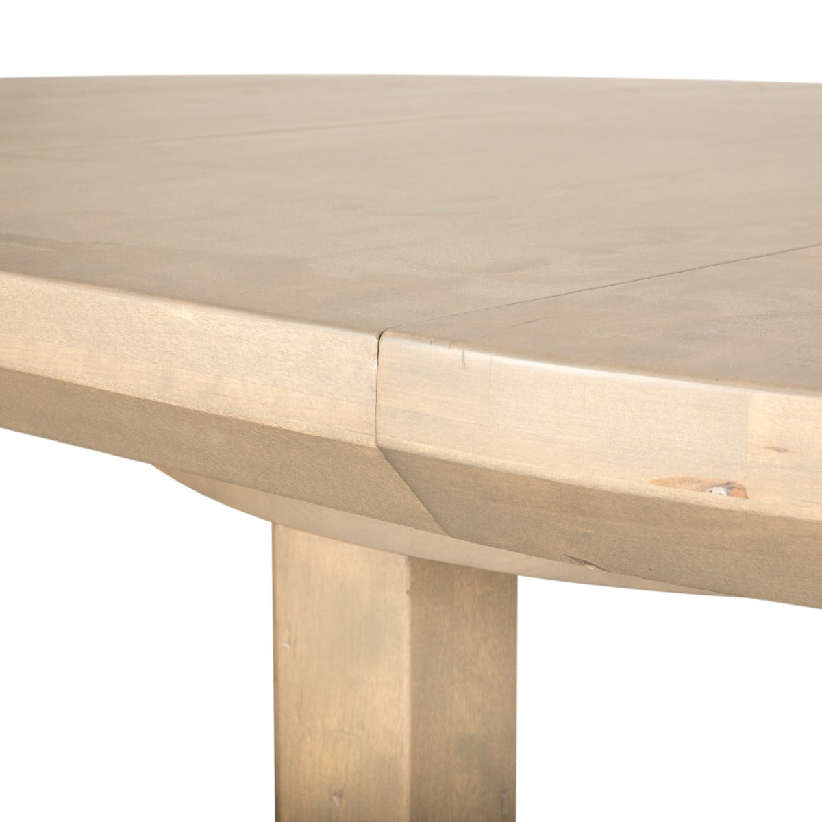 Home Trends Direct Grassroots Mission 86-110" Oval Extension Dining Table — Gray Birch