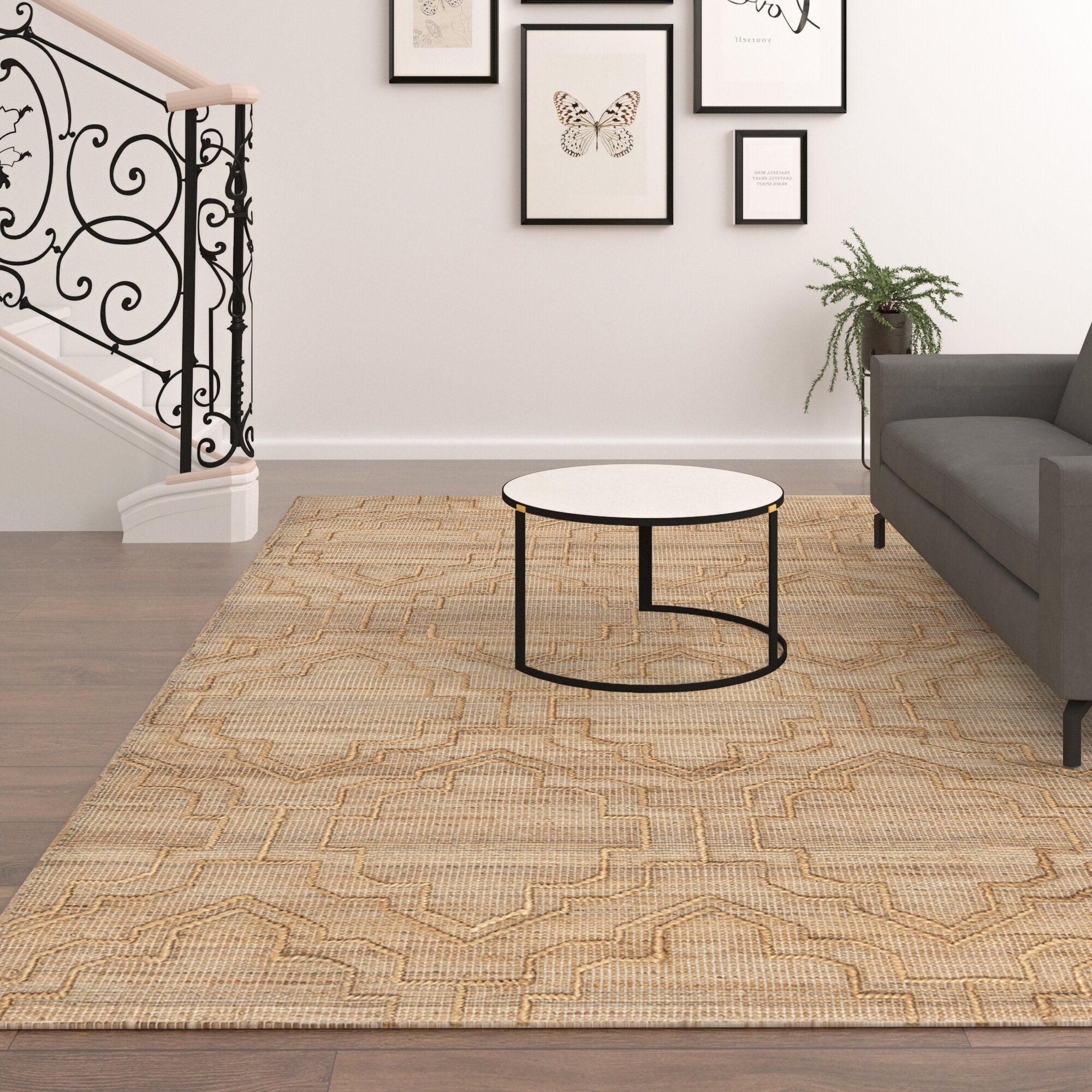 LR Home Maples Rug — Natural