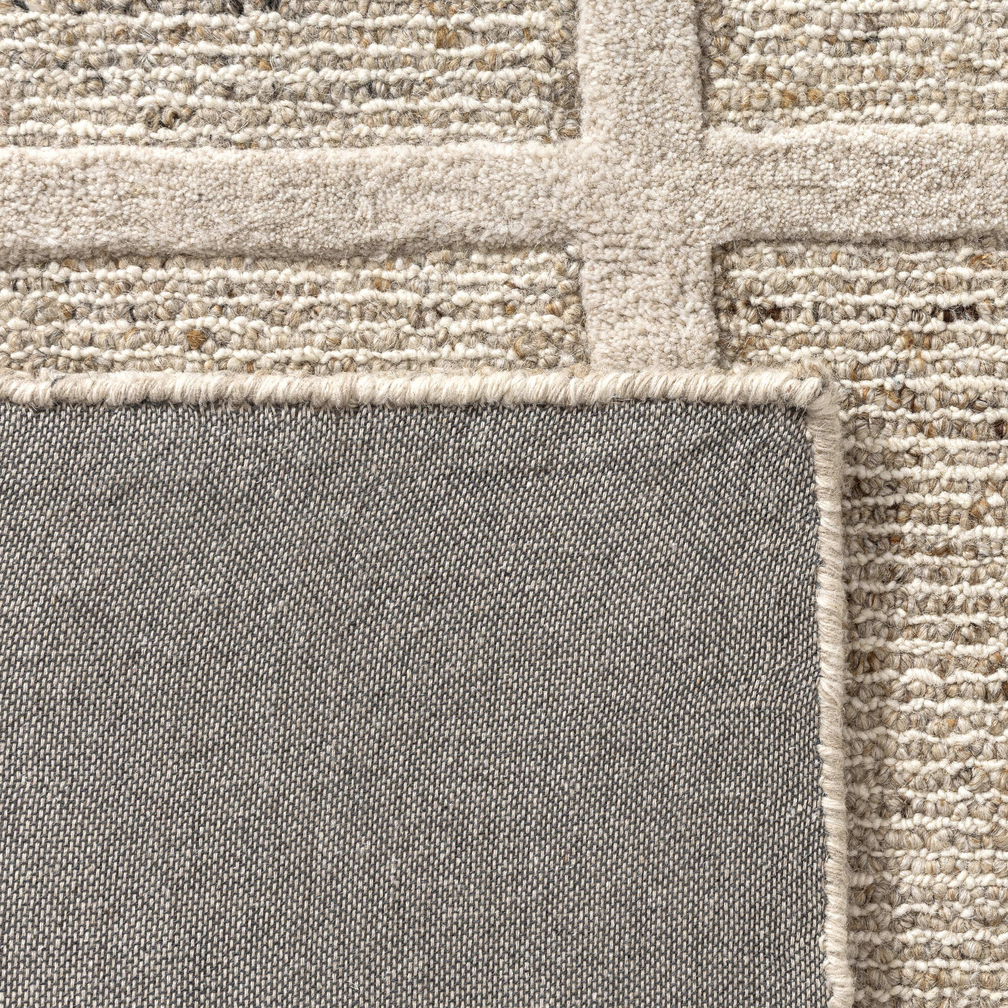 LR Home Marina Rug — TAUPE/IVORY