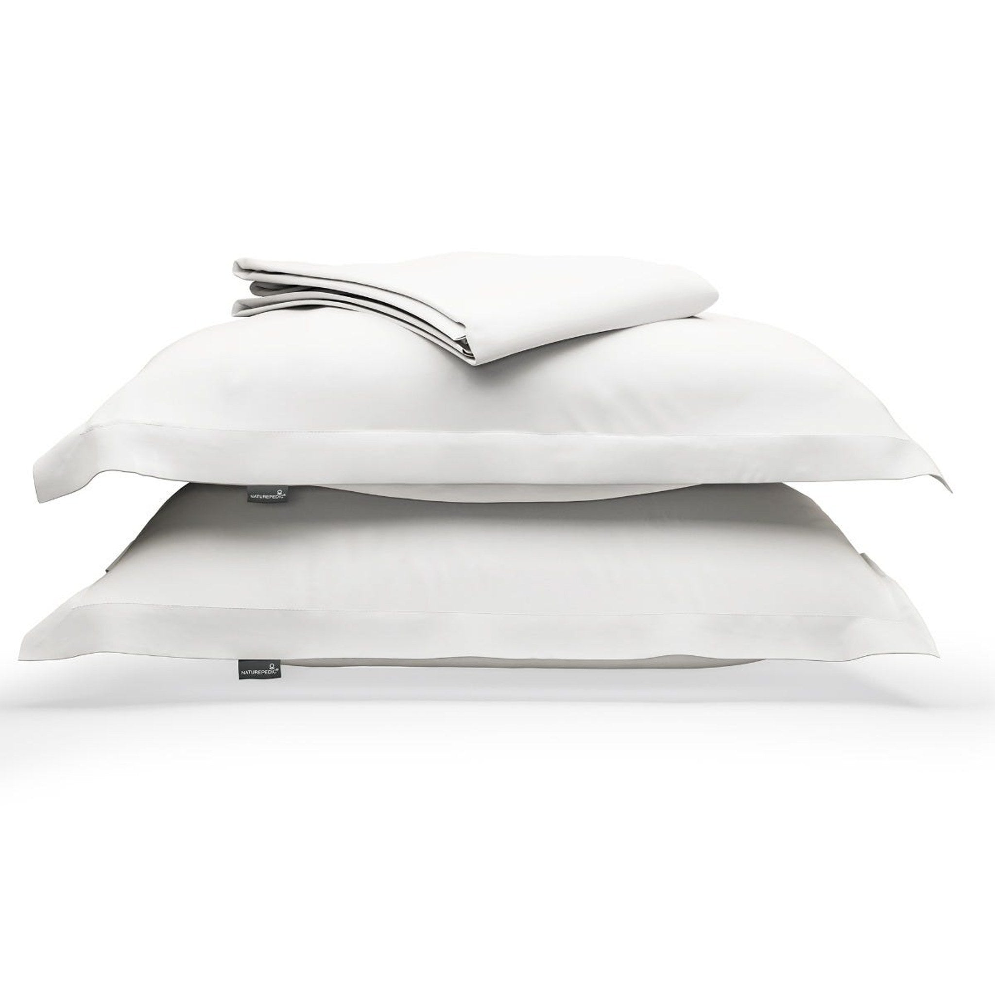 Naturepedic Organic Cotton Sateen Duvet Cover & Shams Set