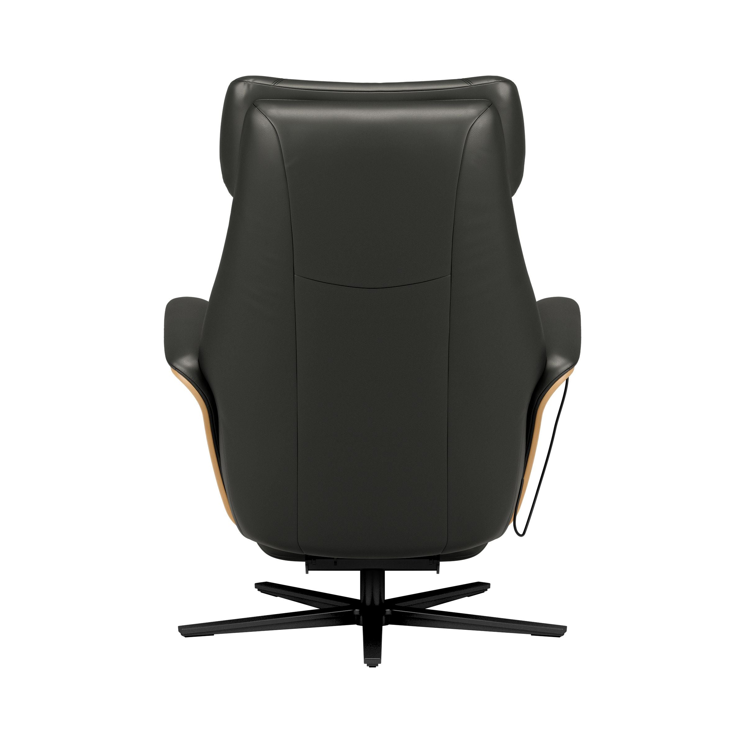 Stressless Adam Disc Base Recliner — Paloma Black