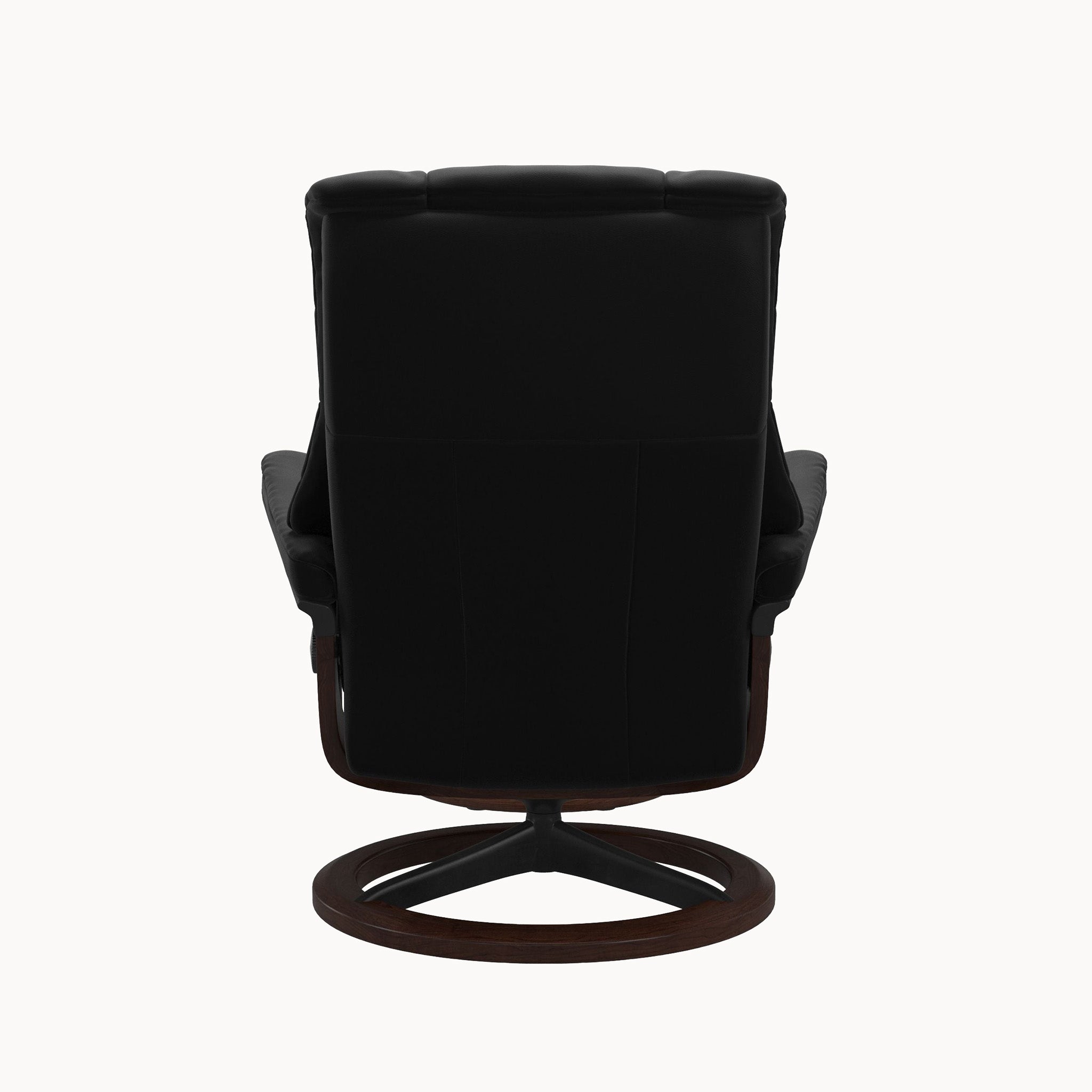 Stressless Mayfair Signature Base Chair & Ottoman - Paloma Black
