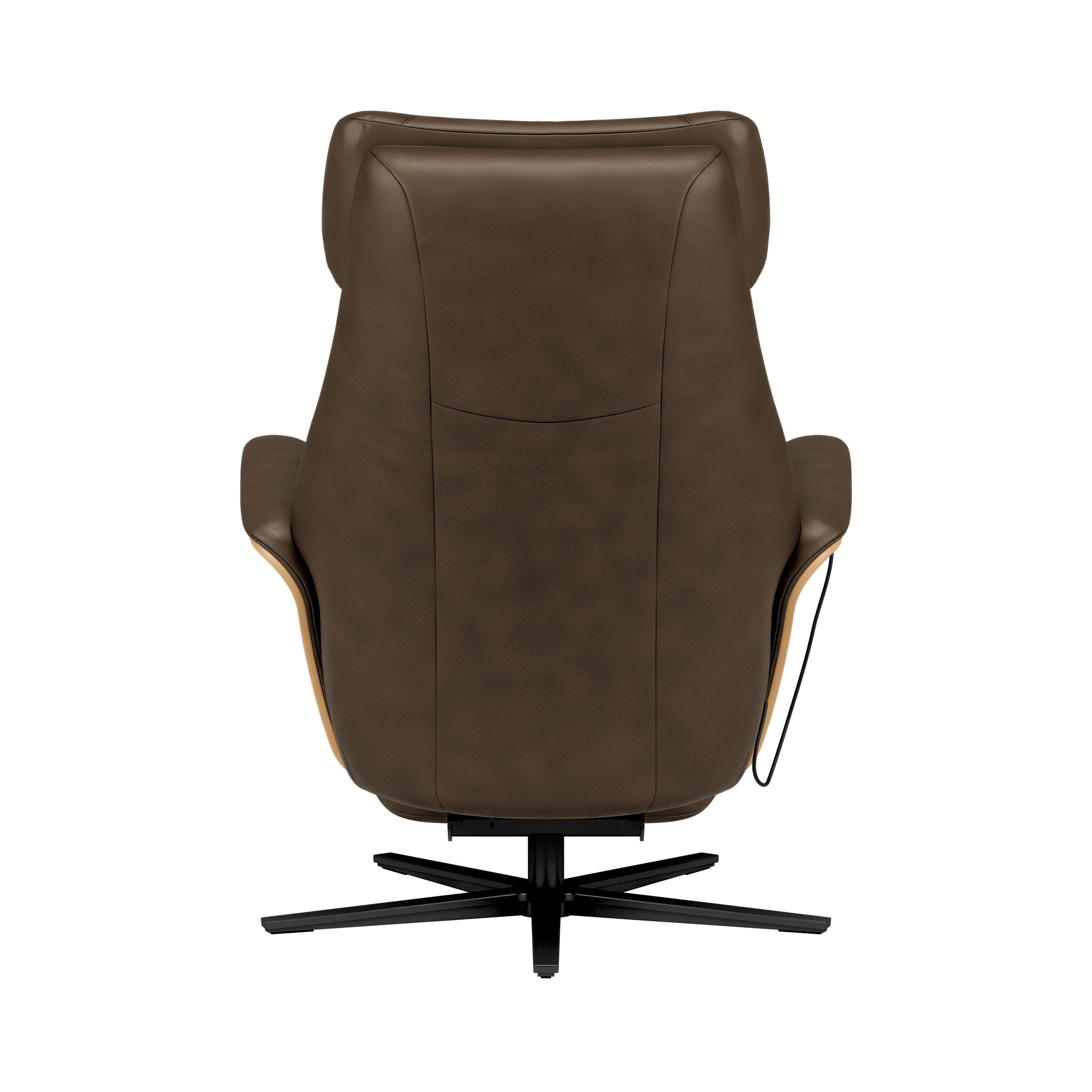 Stressless Adam Disc Base Recliner — Paloma Chocolate