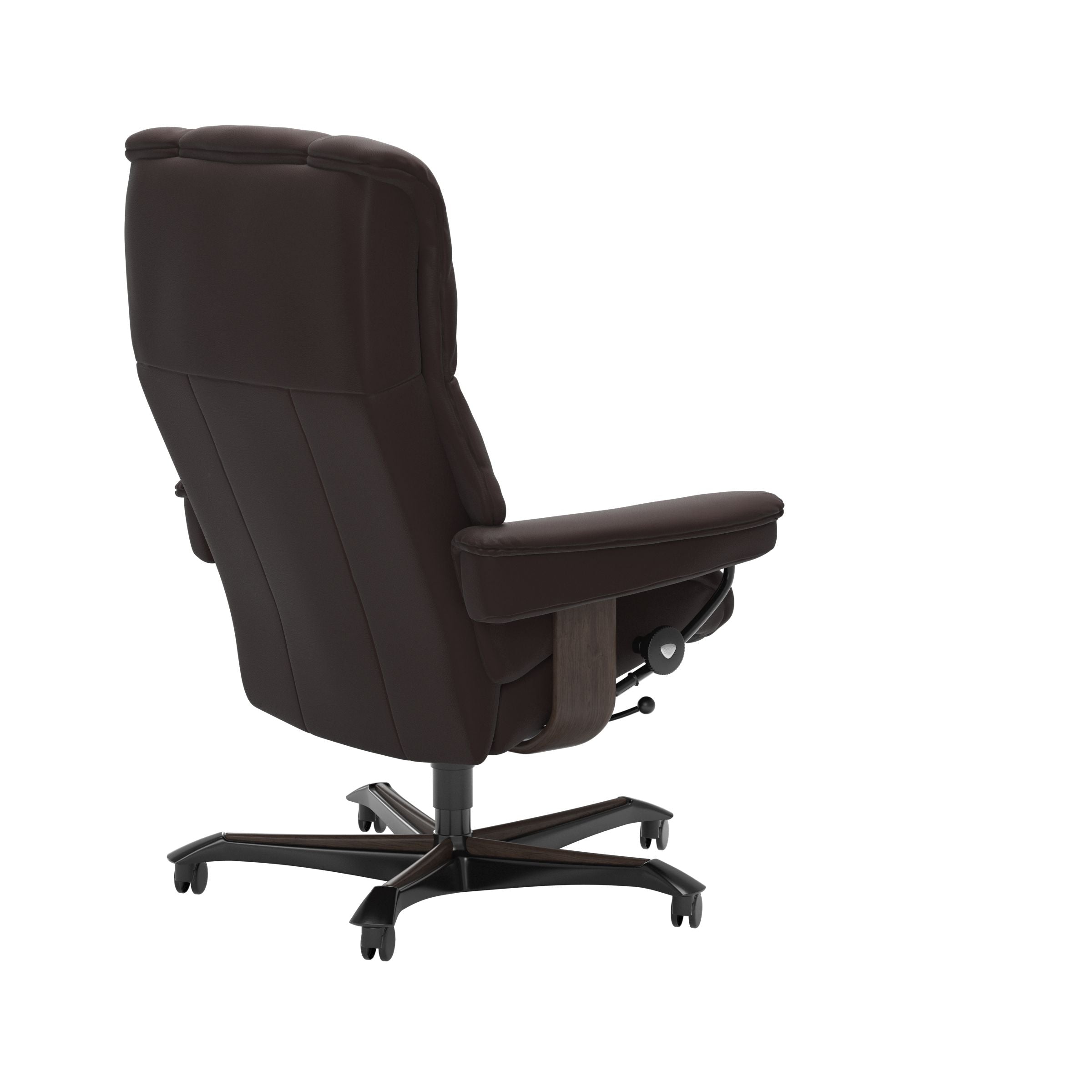 Stressless Mayfair Home Office Chair — Paloma Chocolate